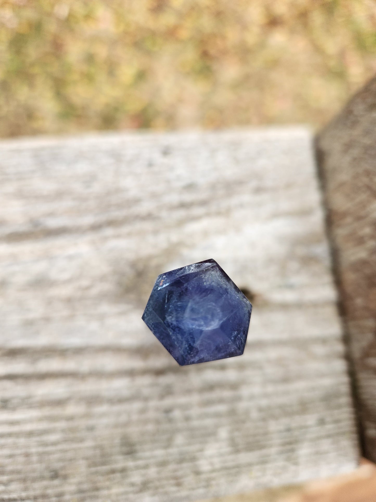 Beautiful Blue Fluorite Crystal Mini Tower
