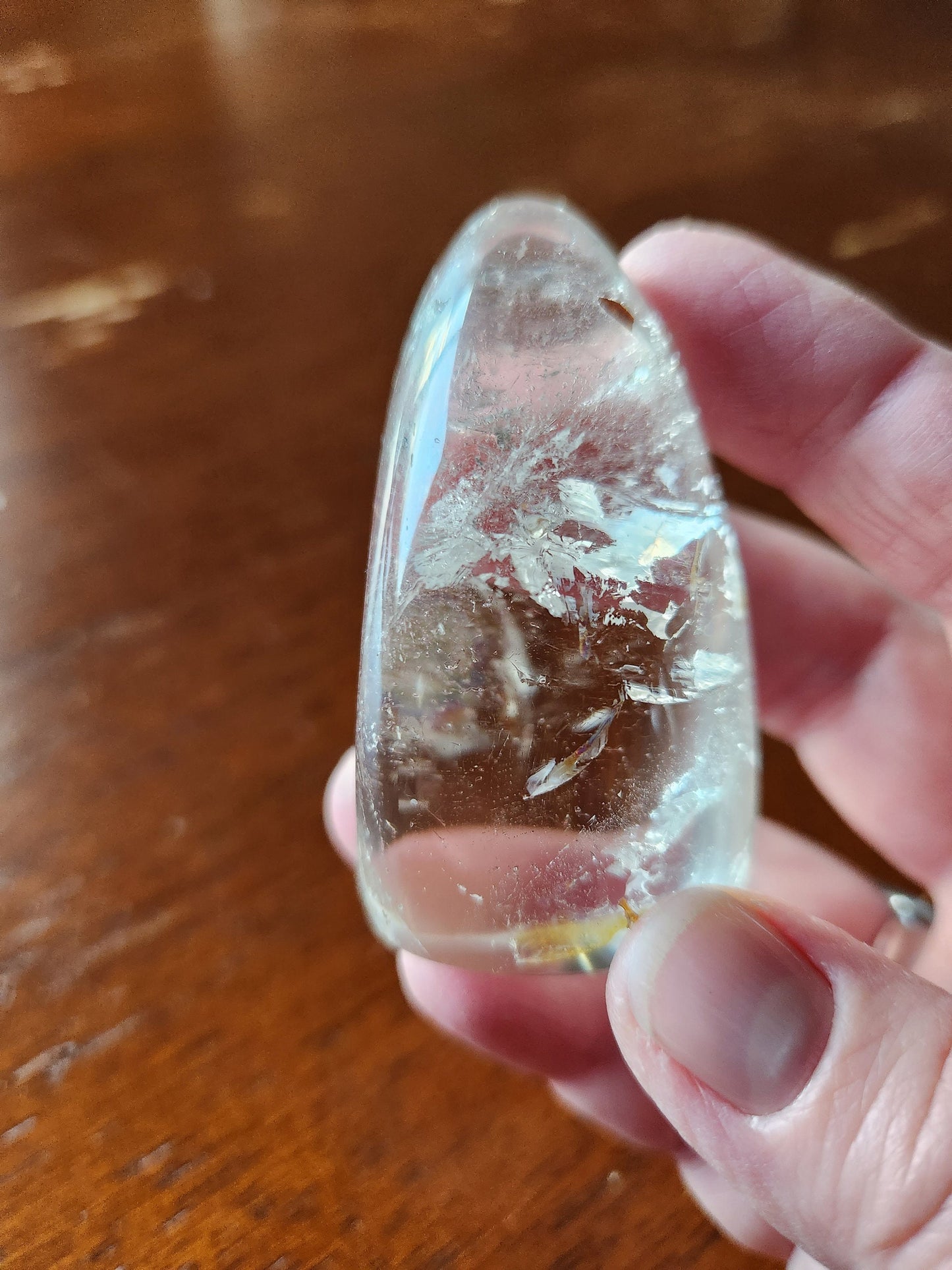 Beautiful AAA Clear Quartz Crystal Freeform with inclusions