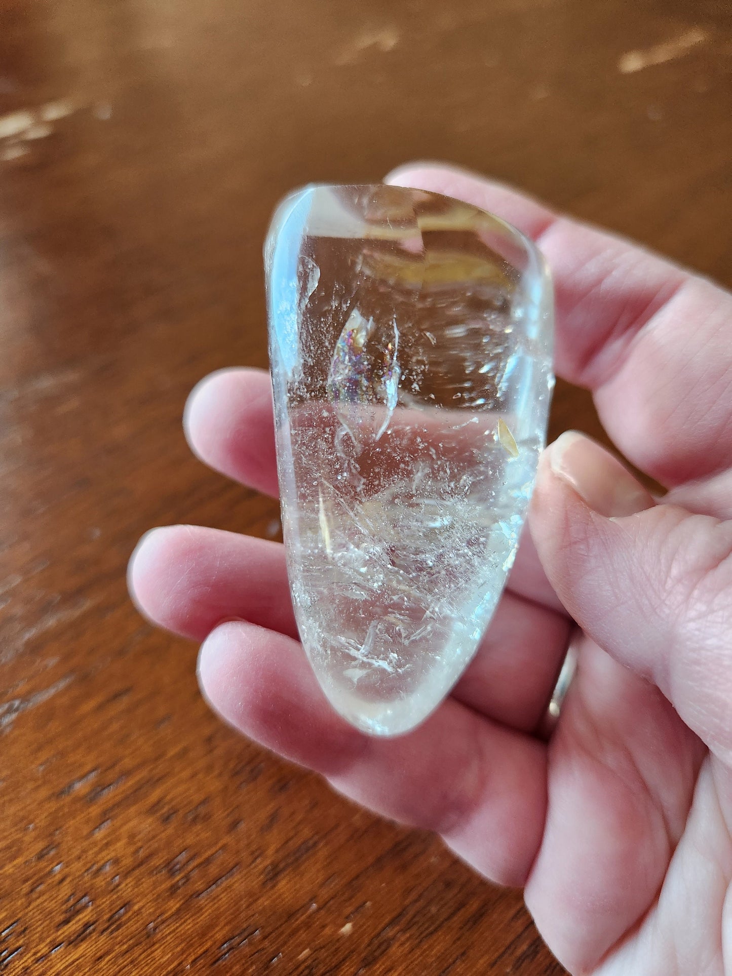 Beautiful AAA Clear Quartz Crystal Freeform with inclusions