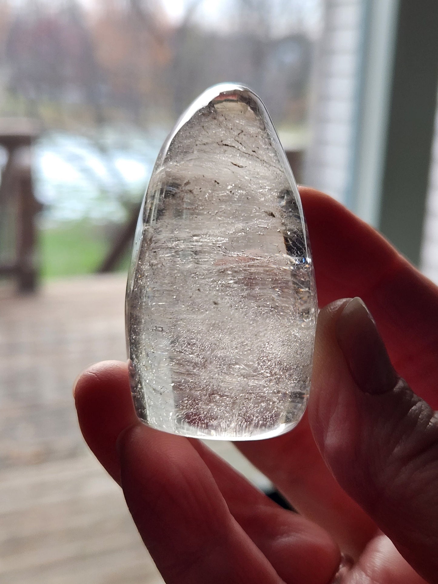 Beautiful AAA Clear Quartz Crystal Freeform with inclusions