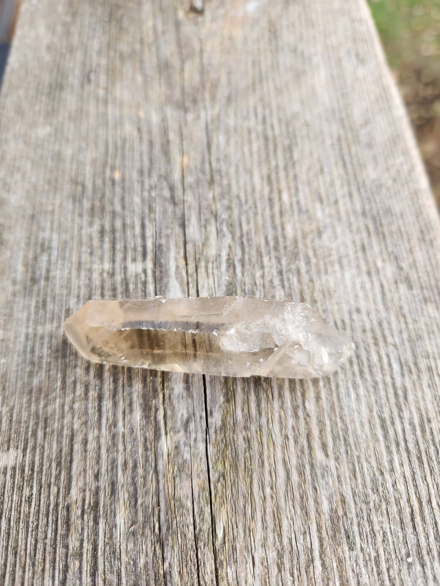 Beautiful Genuine Raw Congo Citrine Crystal Point, All Natural, Natural DT