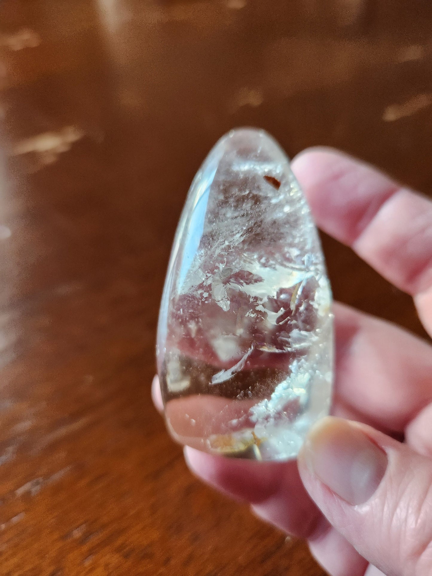 Beautiful AAA Clear Quartz Crystal Freeform with inclusions