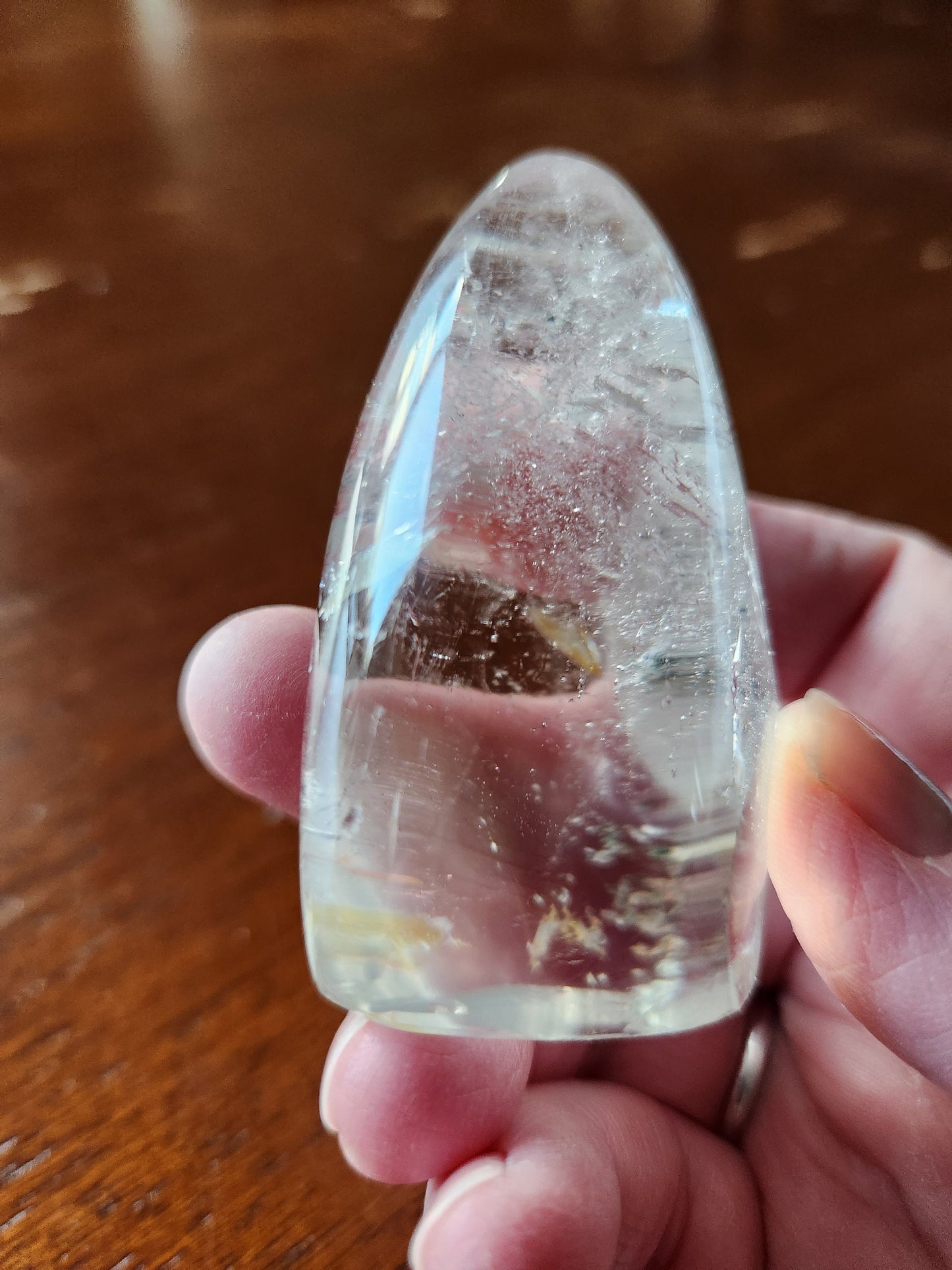 Beautiful AAA Clear Quartz Crystal Freeform with inclusions