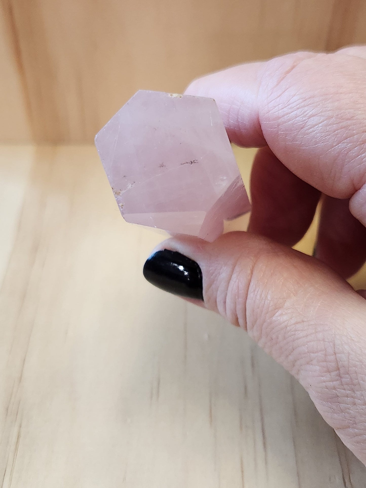 Beautiful AAA Pink Rose Quartz Crystal Tower, Generator