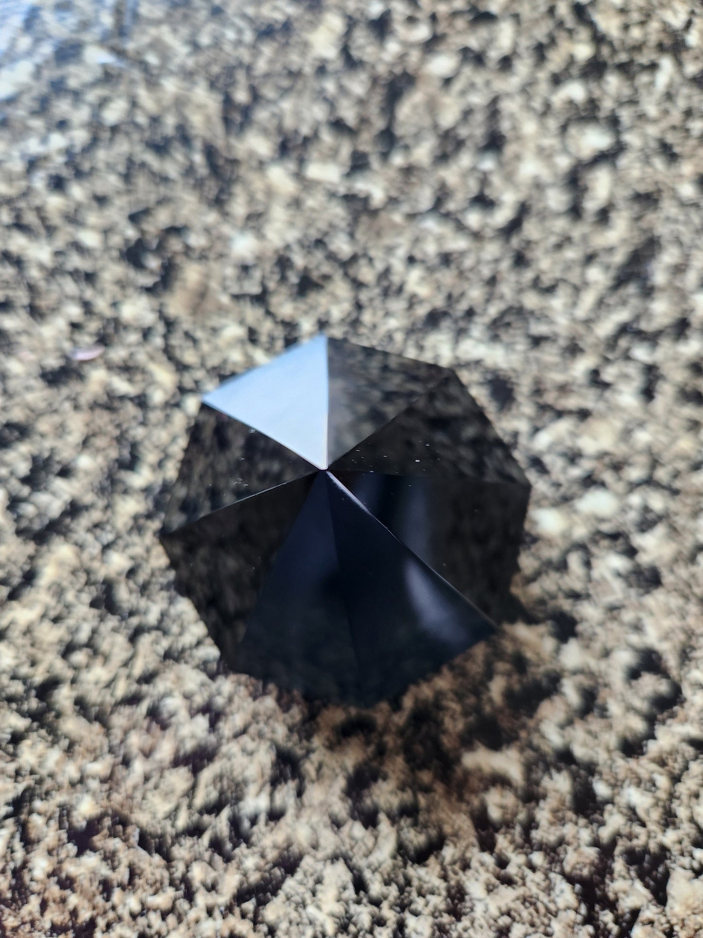 Gorgeous AAA Black Obsidian Crystal Diamond Extractor