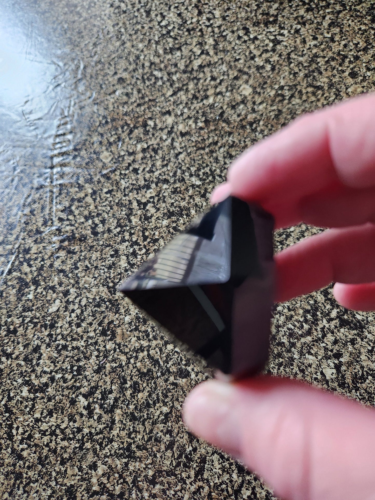 Gorgeous AAA Black Obsidian Crystal Diamond Extractor