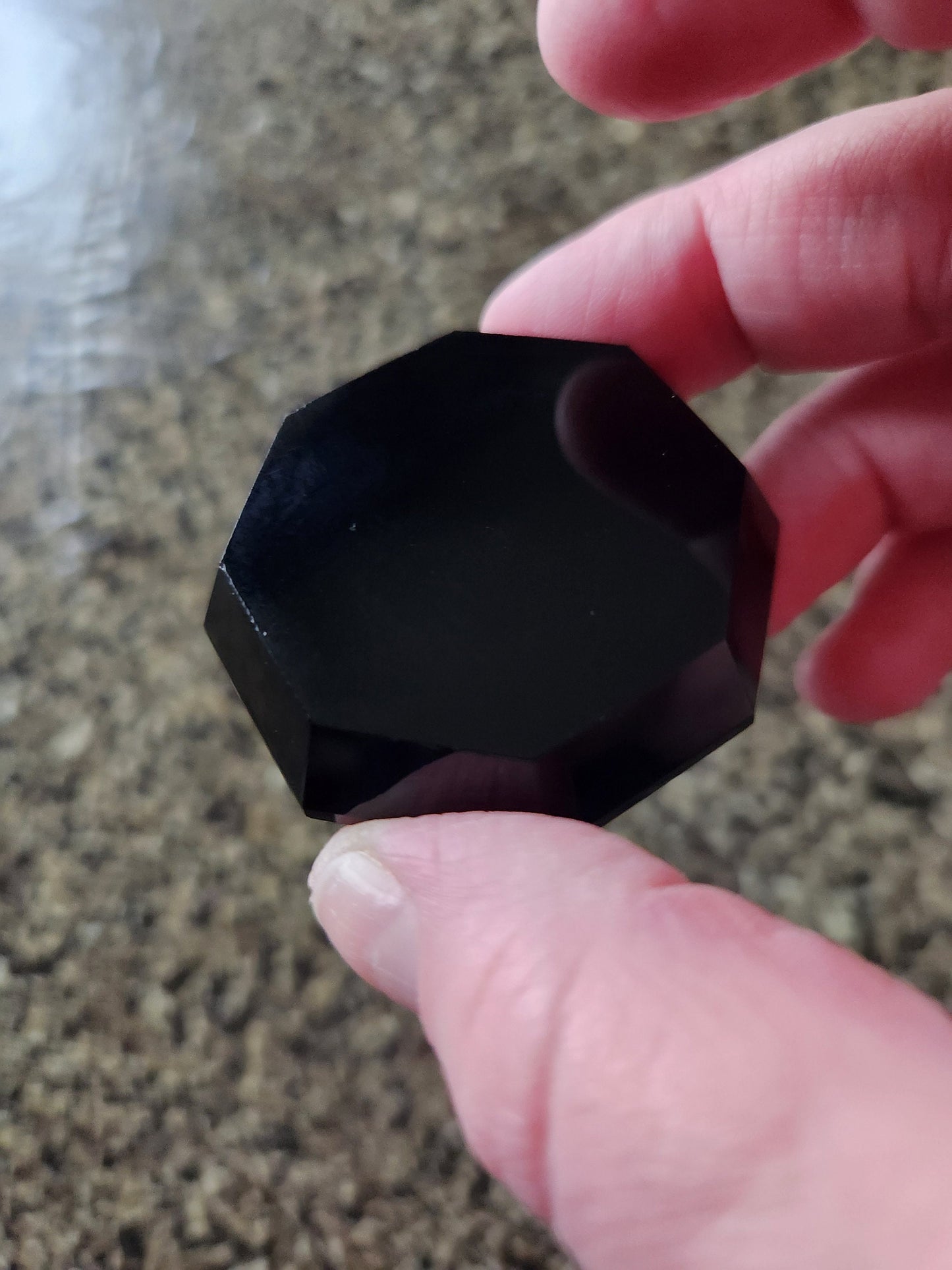 Gorgeous AAA Black Obsidian Crystal Diamond Extractor