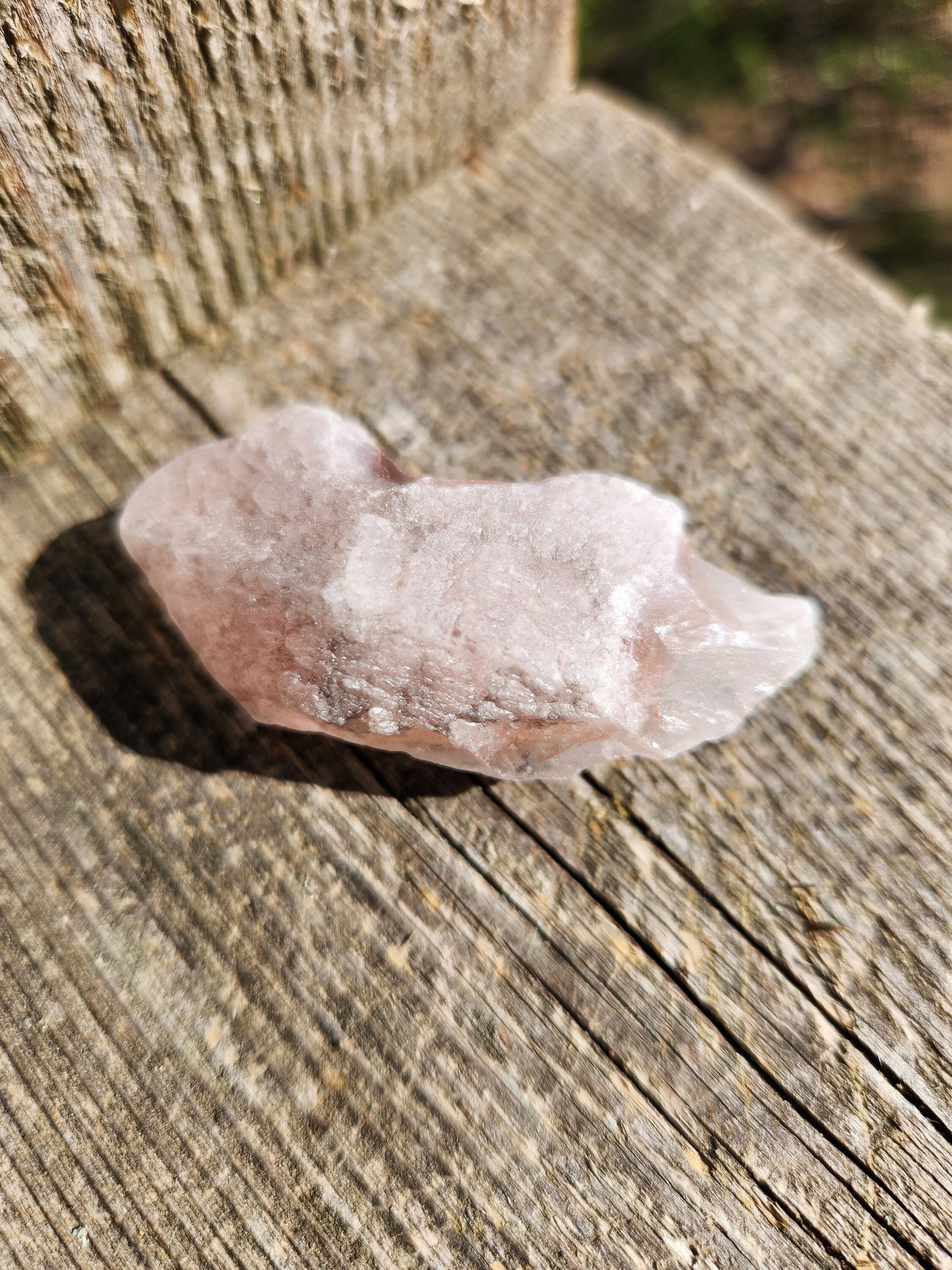Gorgeous High Quality Raw Dreamsicle Pink Lemurian Quartz Crystal Point, All Natural, Strawberry Pink Lemurian