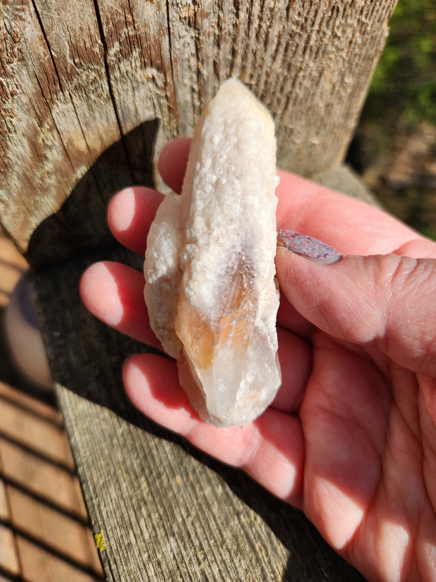 Gorgeous High Quality Raw Dreamsicle Pink Lemurian Quartz Crystal Double Point, All Natural, Strawberry Pink Lemurian