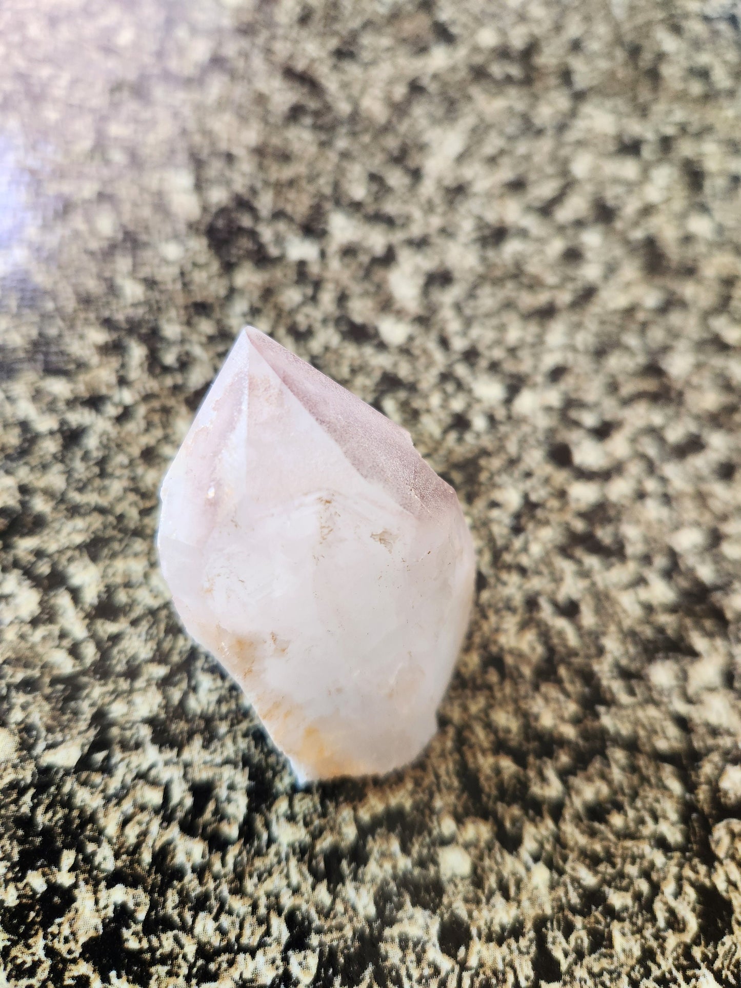 Rare Pineapple Lithium Quartz Point: Natural South African Crystal