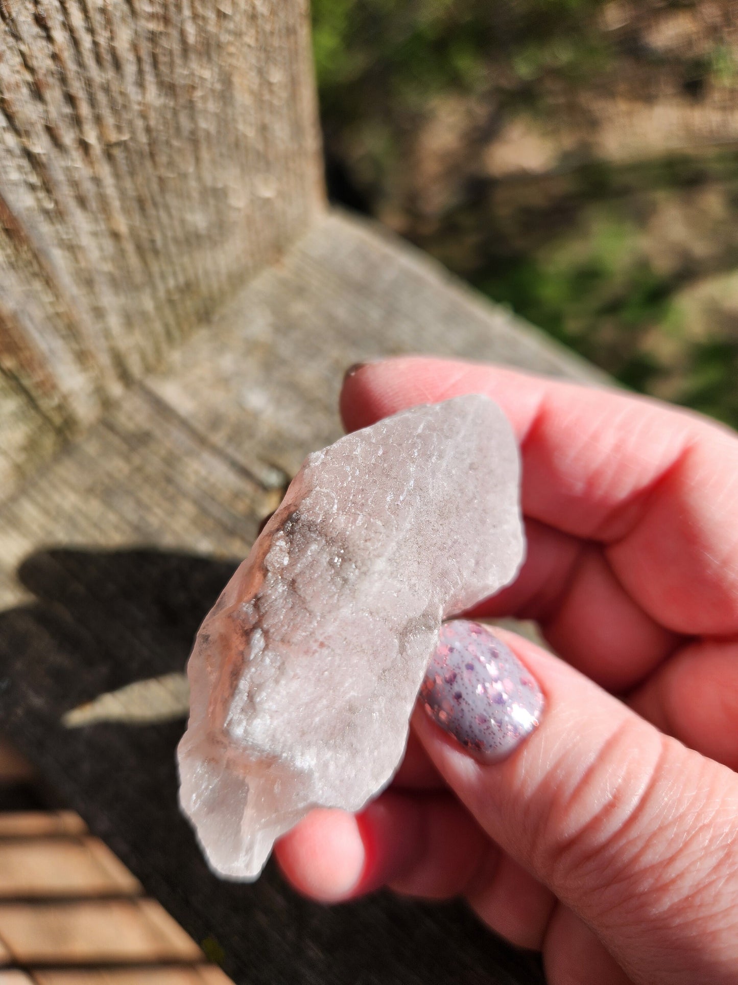 Gorgeous High Quality Raw Dreamsicle Pink Lemurian Quartz Crystal Point, All Natural, Strawberry Pink Lemurian
