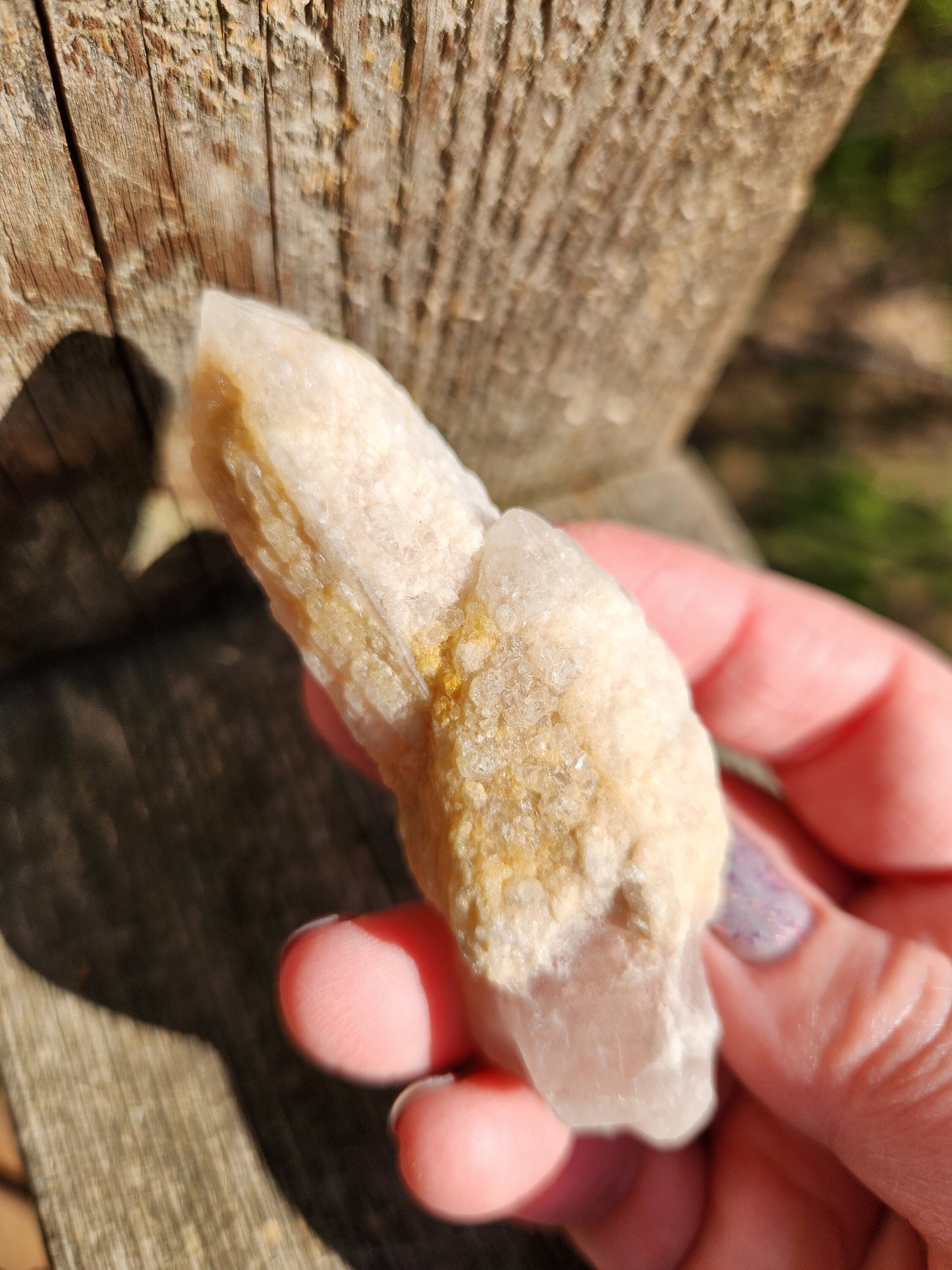 Gorgeous High Quality Raw Dreamsicle Pink Lemurian Quartz Crystal Double Point, All Natural, Strawberry Pink Lemurian