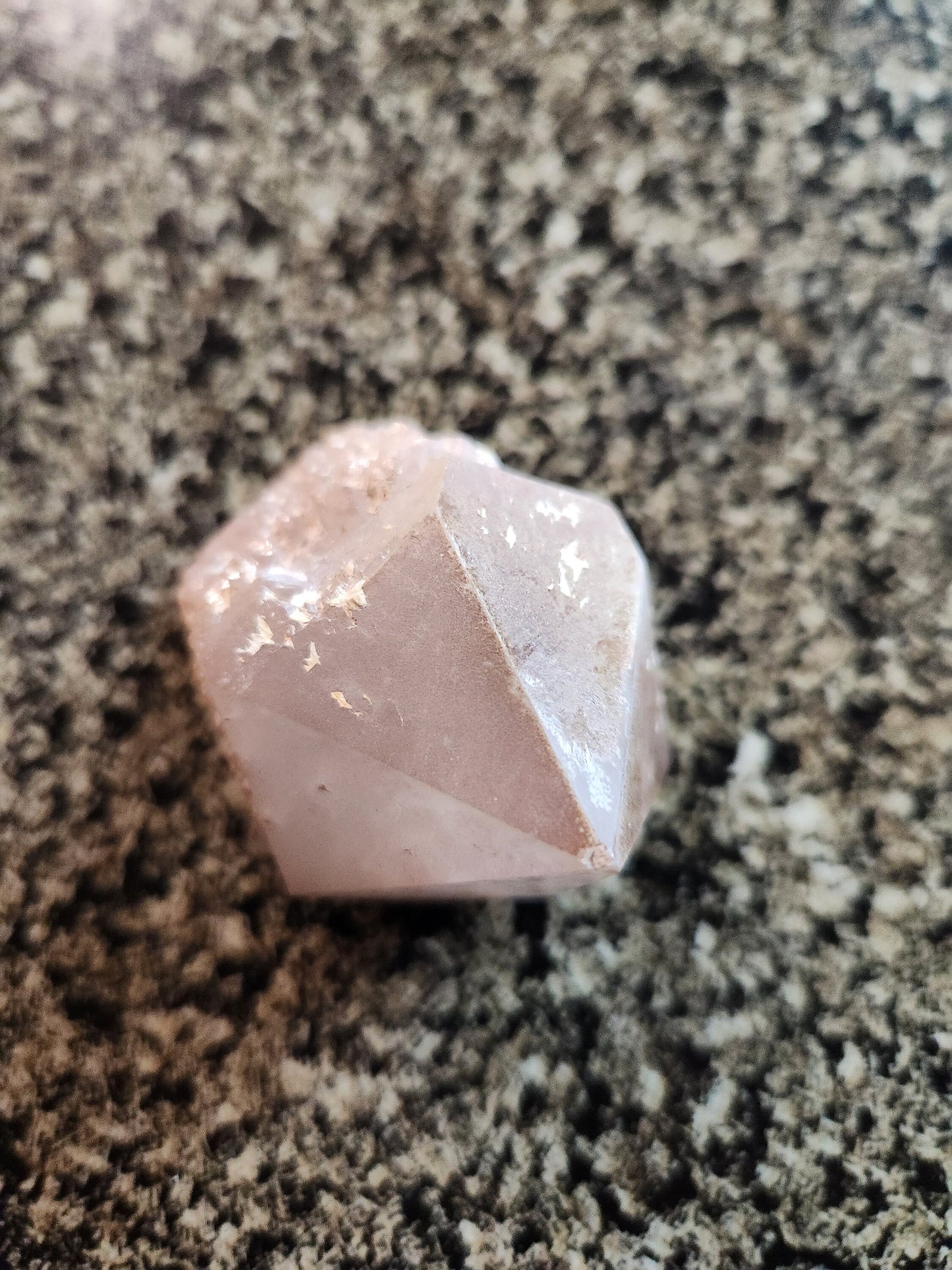 Rare Pineapple Lithium Quartz Point: Natural Crystal, DT