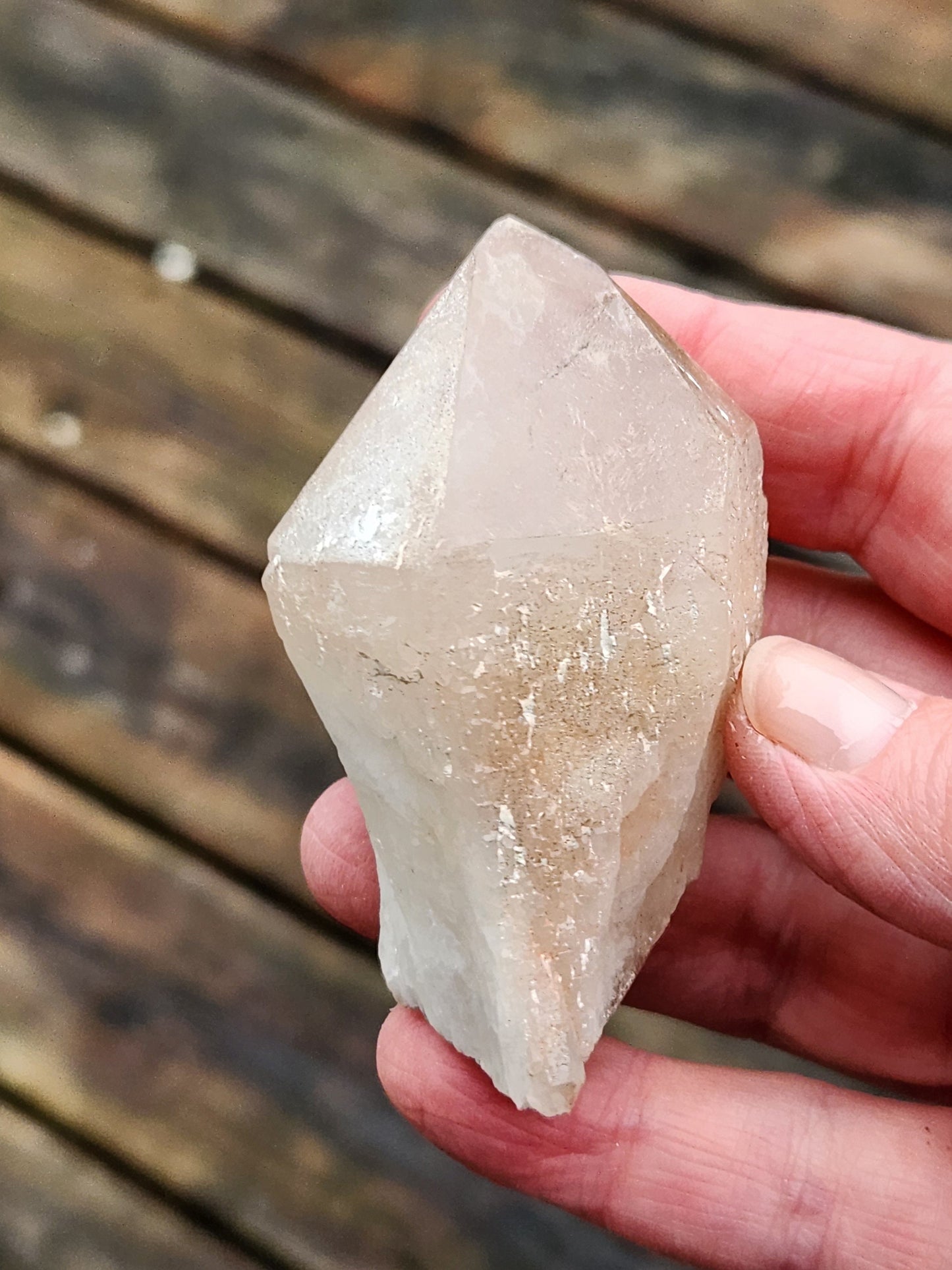 Gorgeous High Quality AAA Rare Pineapple Lithium Quartz Point, All Natural, DT