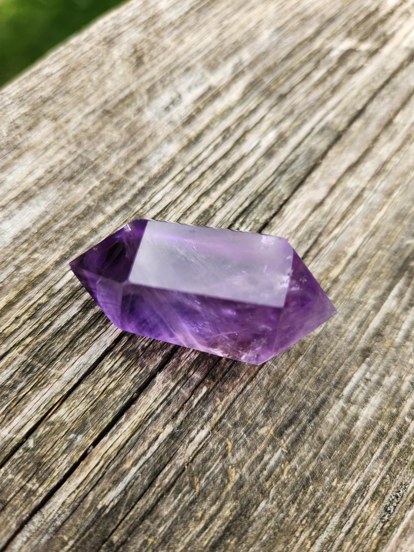 AAA Purple Fluorite Crystal DT Point Wand