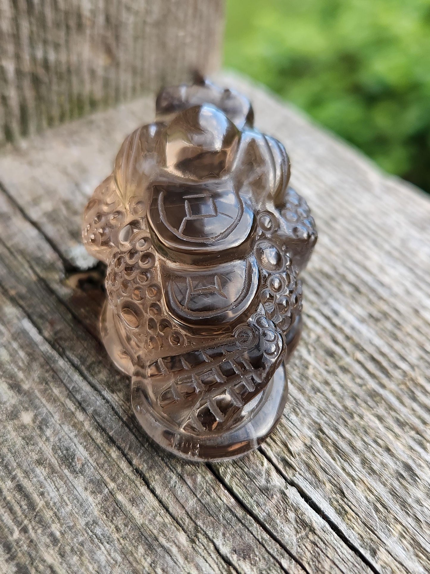 Gorgeous AAA Smoky Quartz Crystal Money Toad All Natural