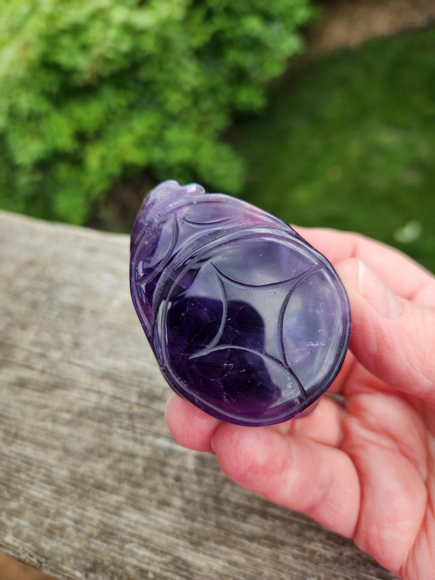 Gorgeous AAA Dark Ametrine Crystal Money Toad All Natural, Small