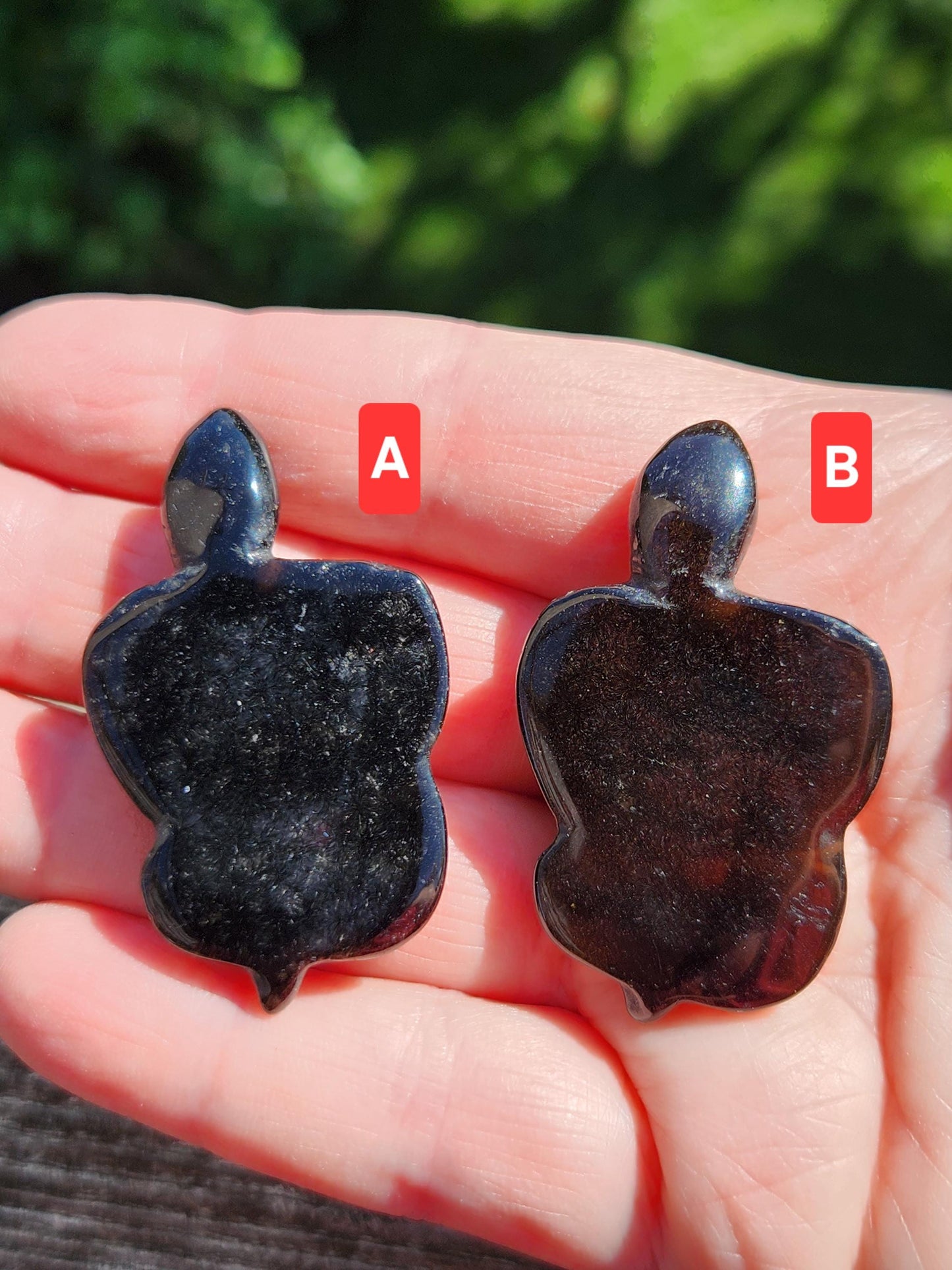 Beautiful Black Obsidian or Silver Sheen Obsidian Carved Snake Carving, All Natural Crystal, One