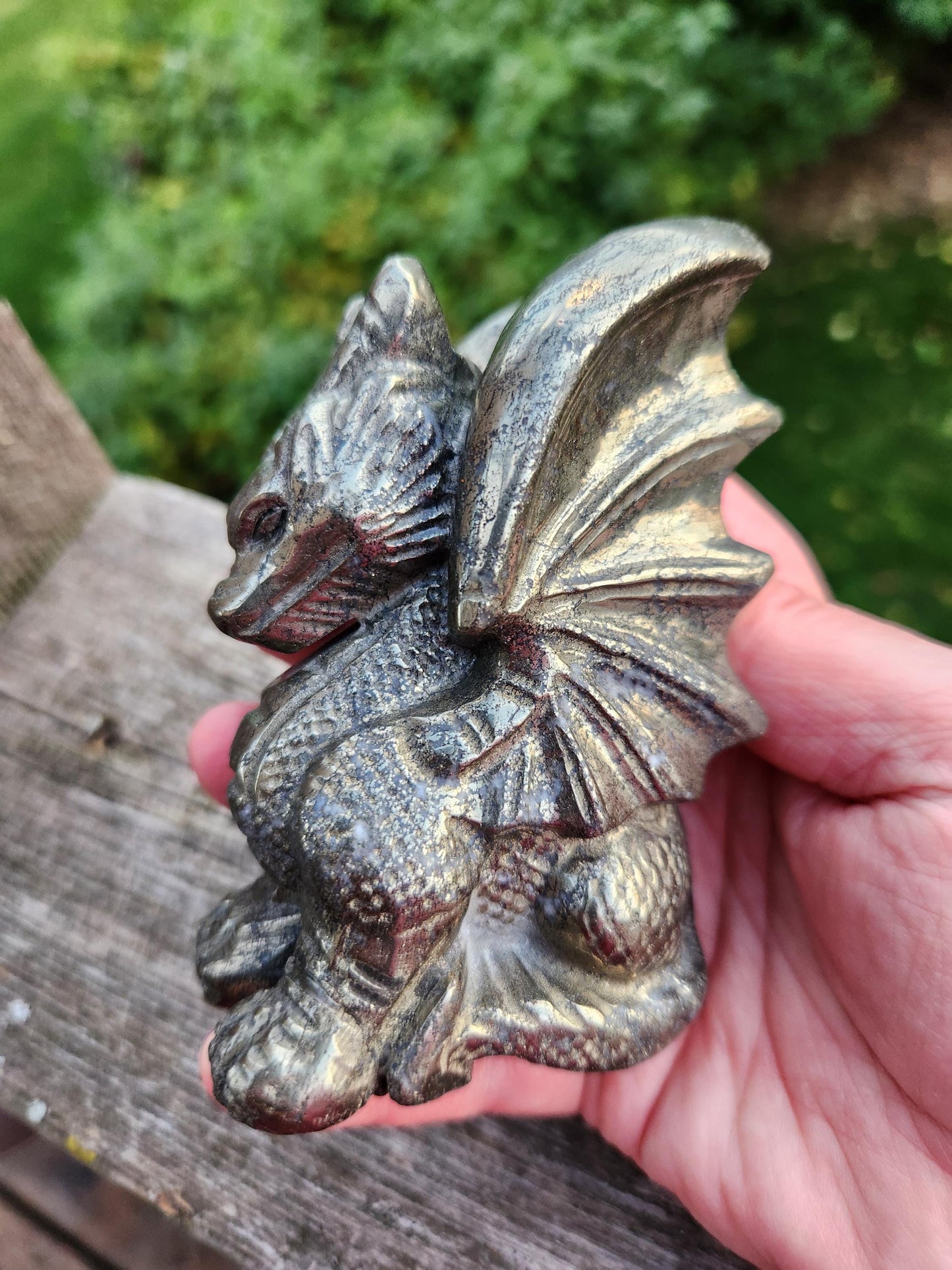 Pyrite Crystal Dragon, DnD