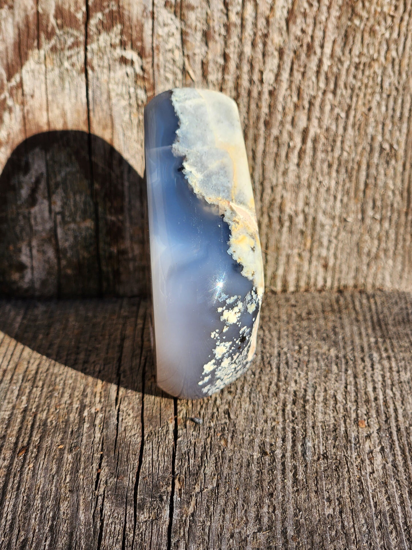 Beautiful Unique Moody Druzy Small Agate Crystal Flame