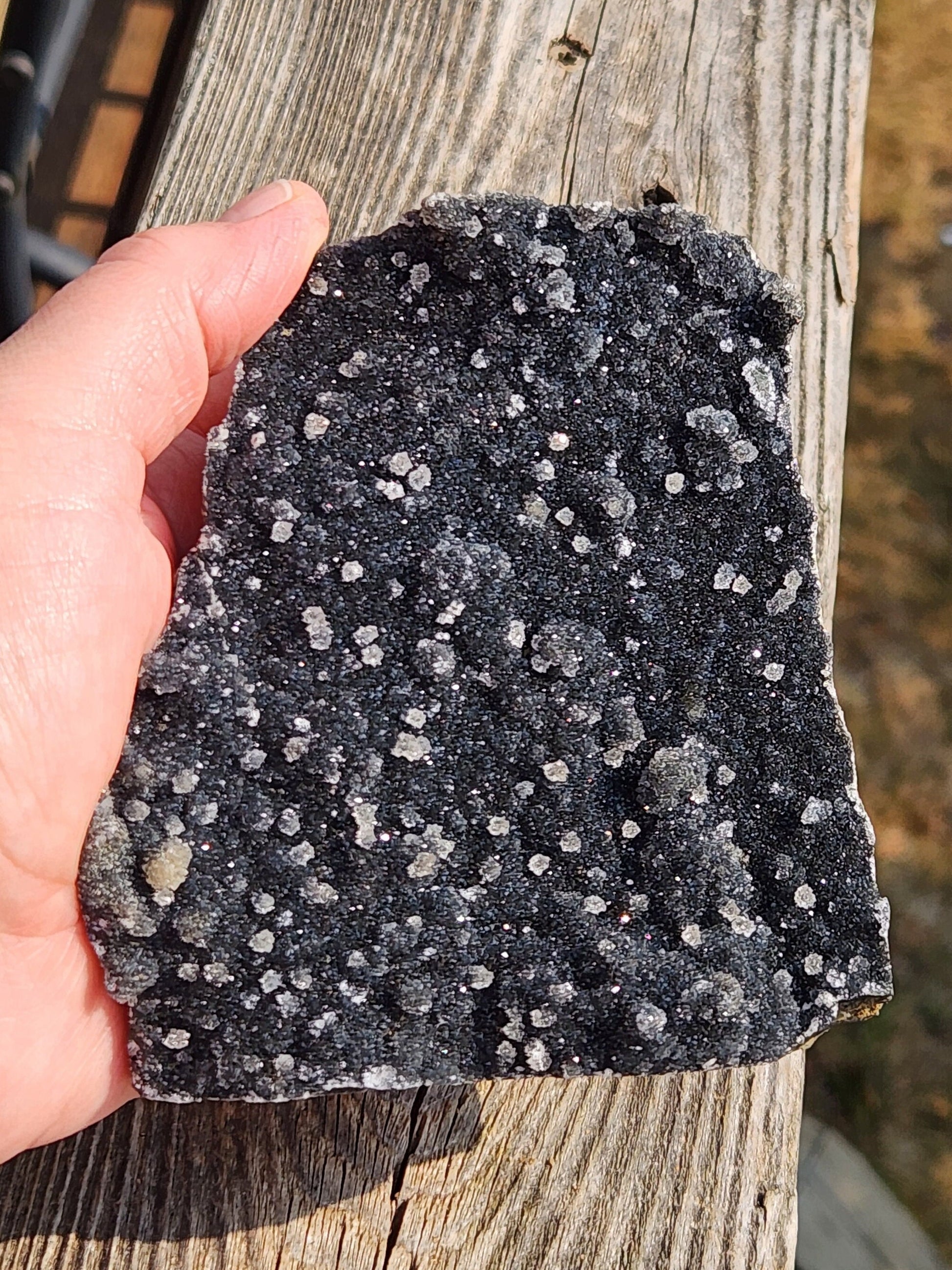 Breathtaking High Quality Juicy Black Amethyst Free Form