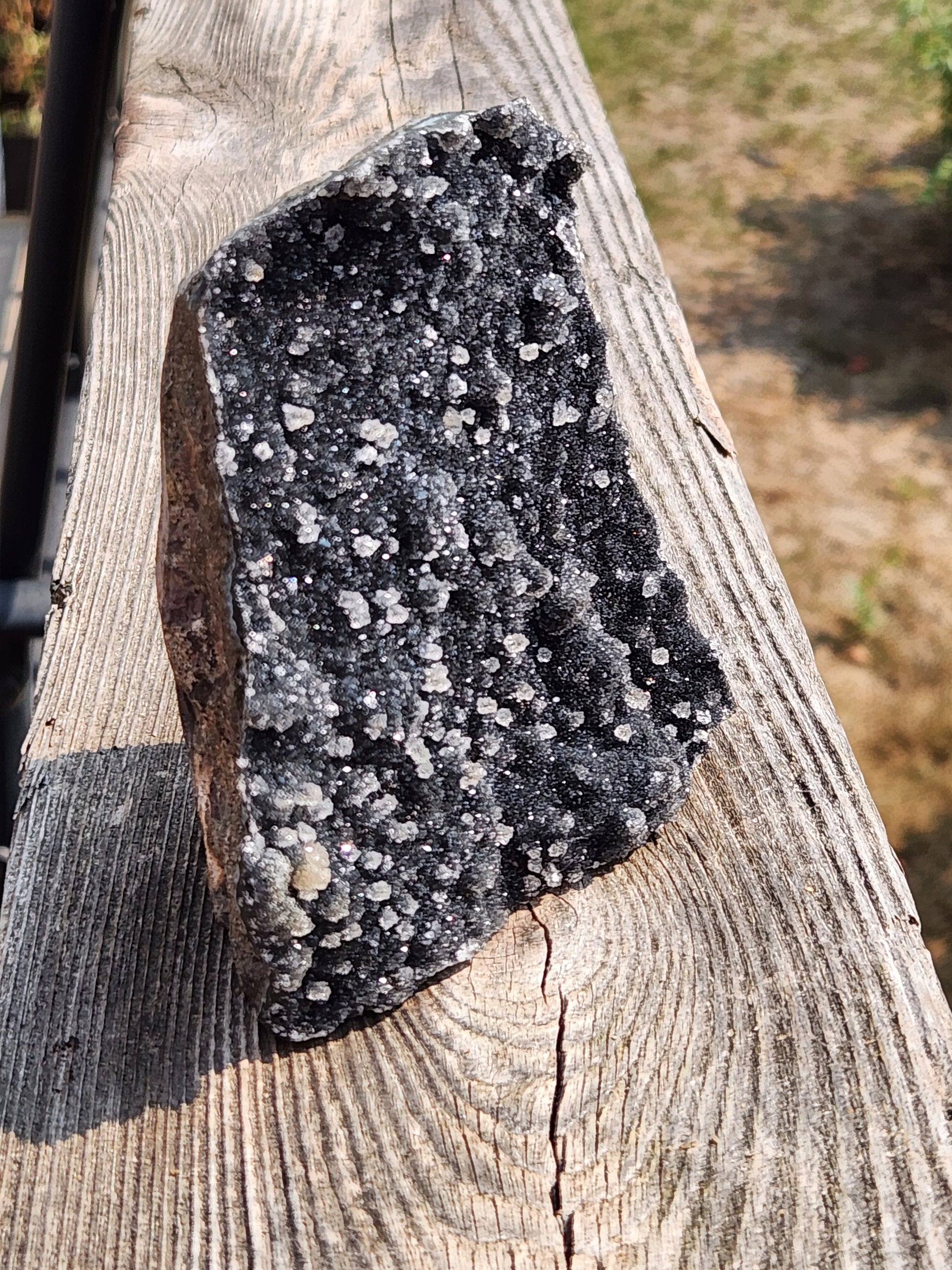 Breathtaking High Quality Juicy Black Amethyst Free Form