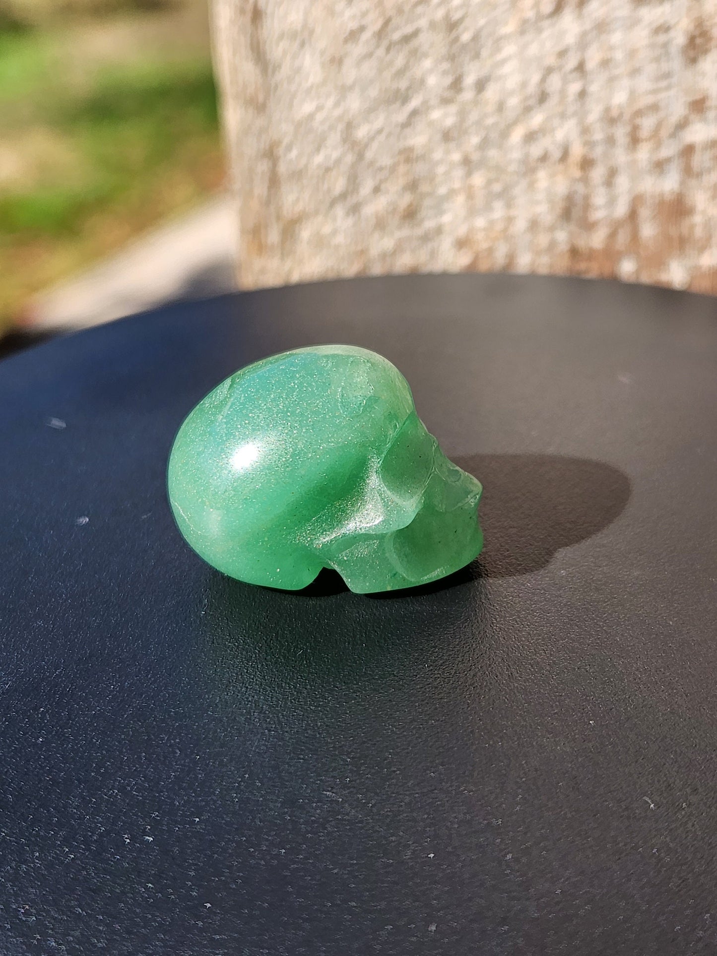 Beautiful AAA High Quality Green Aventurine Crystal Mini Skull