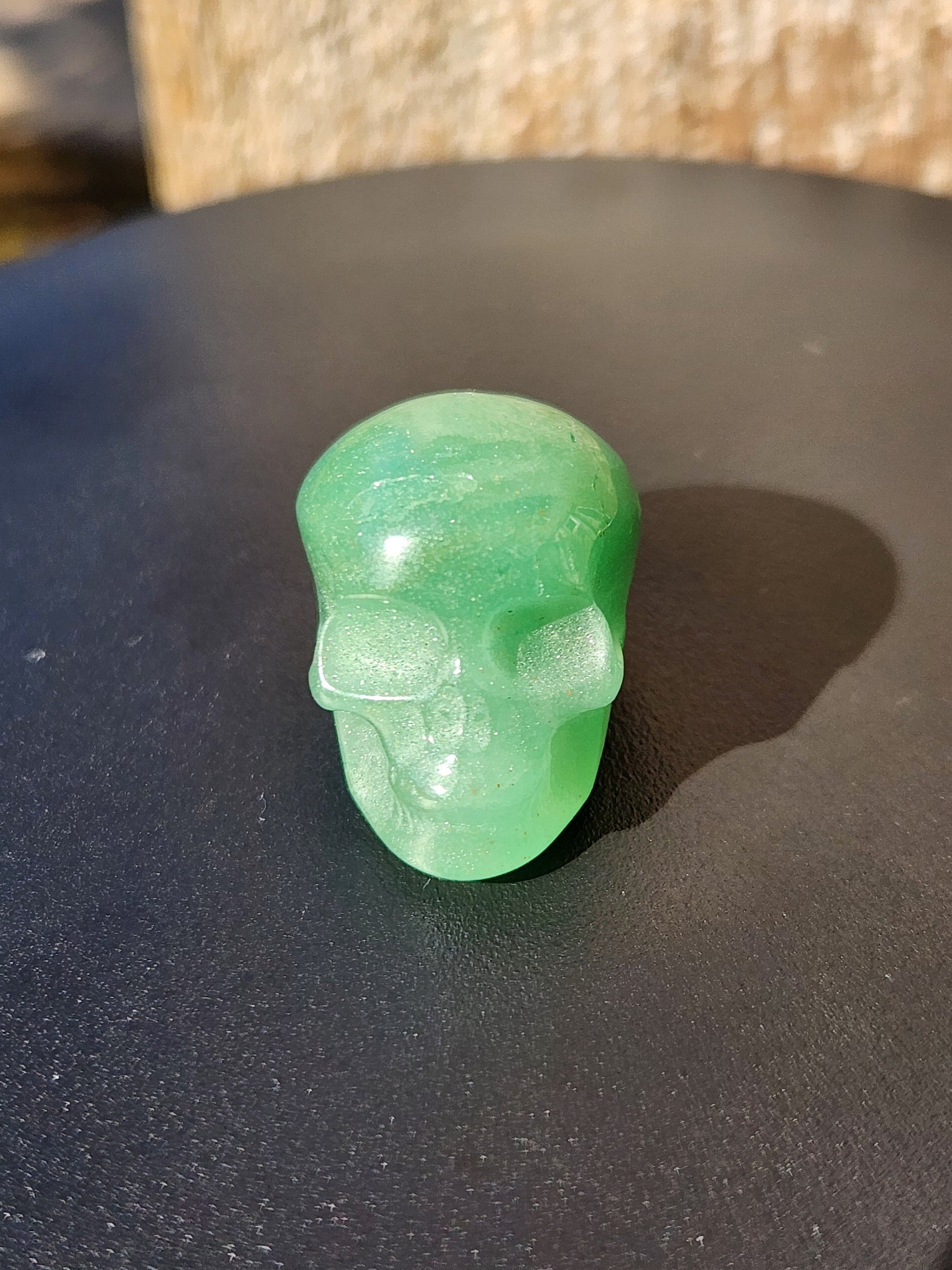 Beautiful AAA High Quality Green Aventurine Crystal Mini Skull