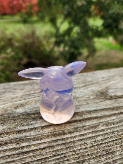 Super Cute Pink Opalite Pikachu with High Polish