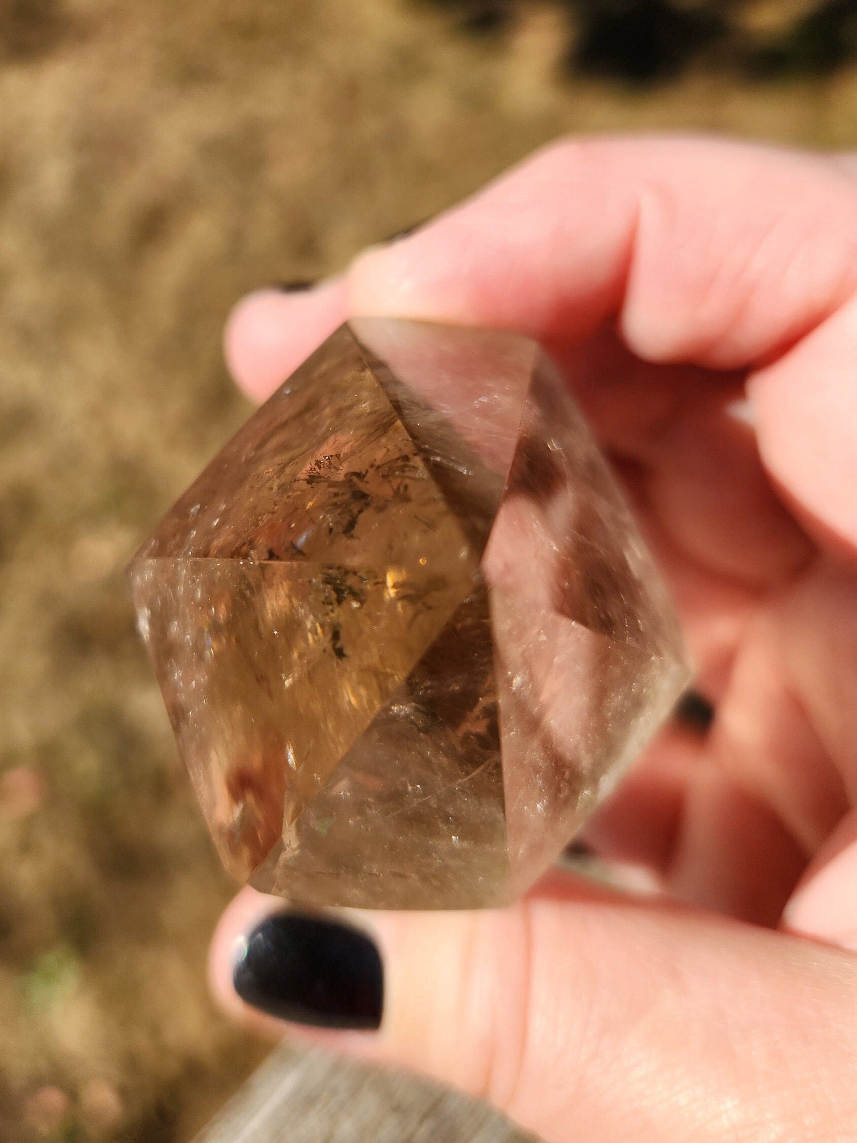 Gorgeous AAA Light Smoky Quartz Crystal Tower with So Much Sparkle!