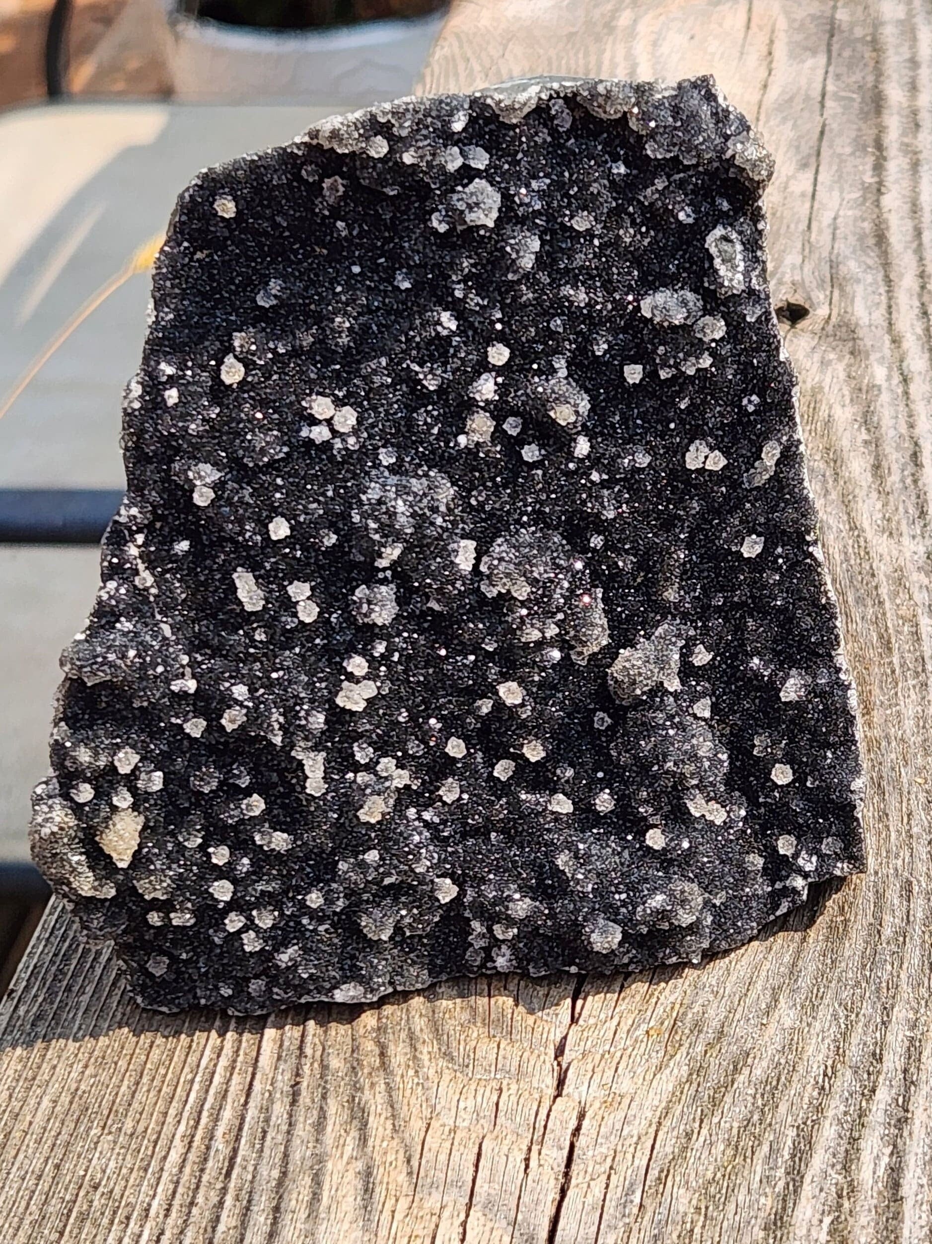 Breathtaking High Quality Juicy Black Amethyst Free Form