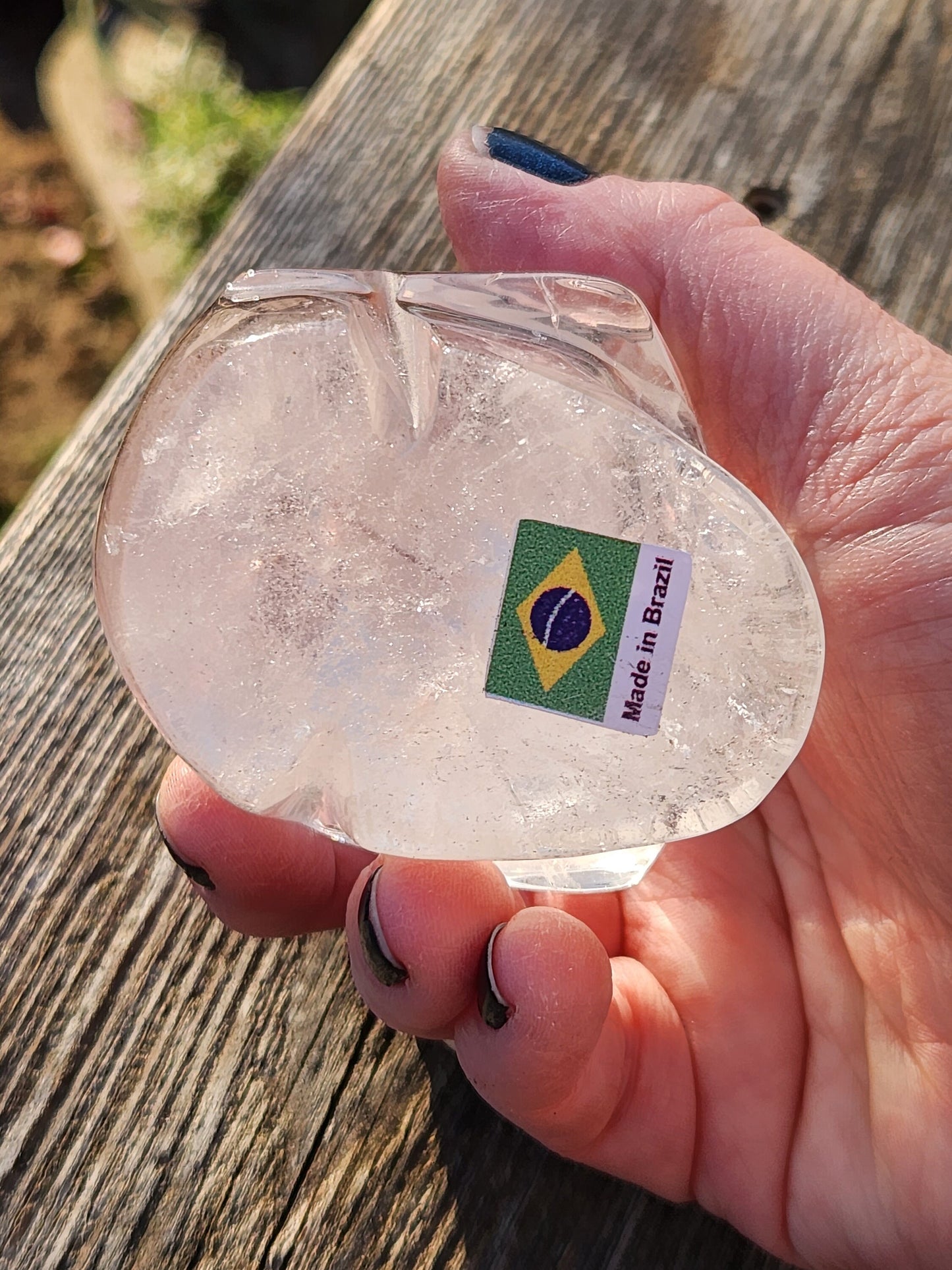 Amazing AAA Six Point Clear Quartz Unique Cool Crystal Skull, Brazilian