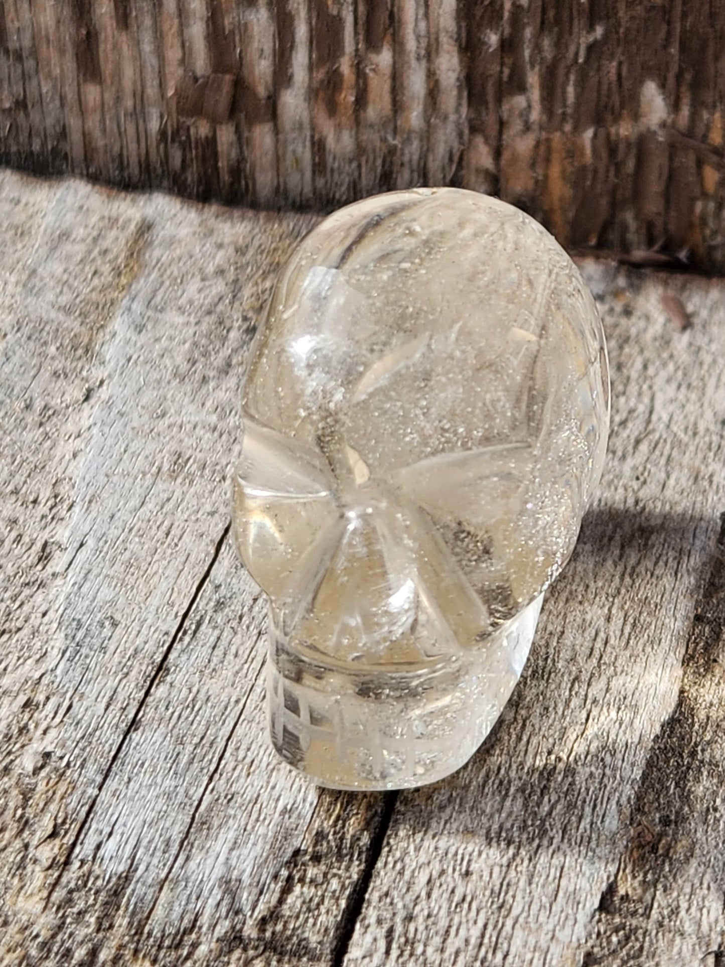 Gorgeous AAA Light Citrine Crystal Mini Skull All Natural