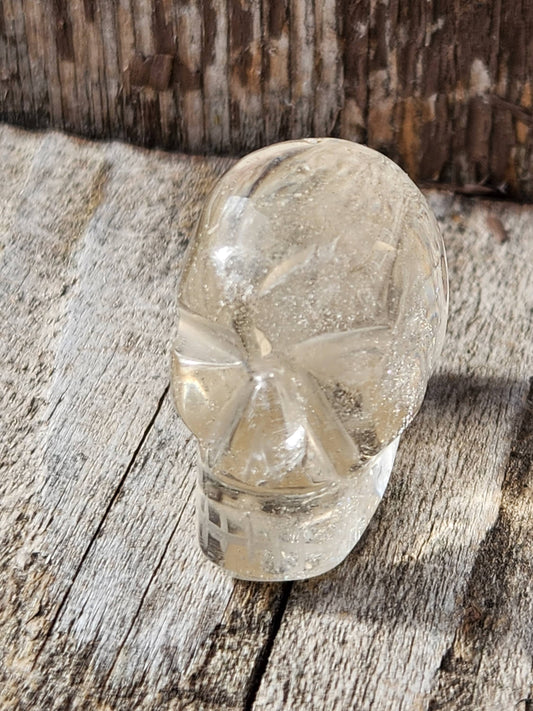 Gorgeous AAA Light Citrine Crystal Mini Skull All Natural