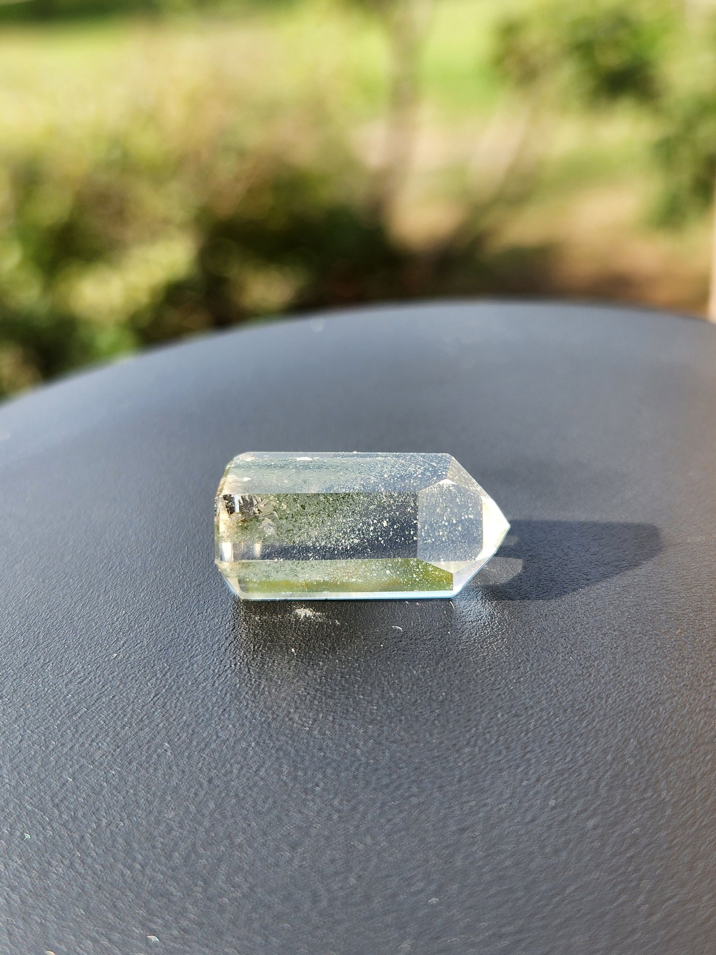 Gorgeous AAA Garden Quartz Crystal Tiny Mini Tower with Chlorite Inclusions