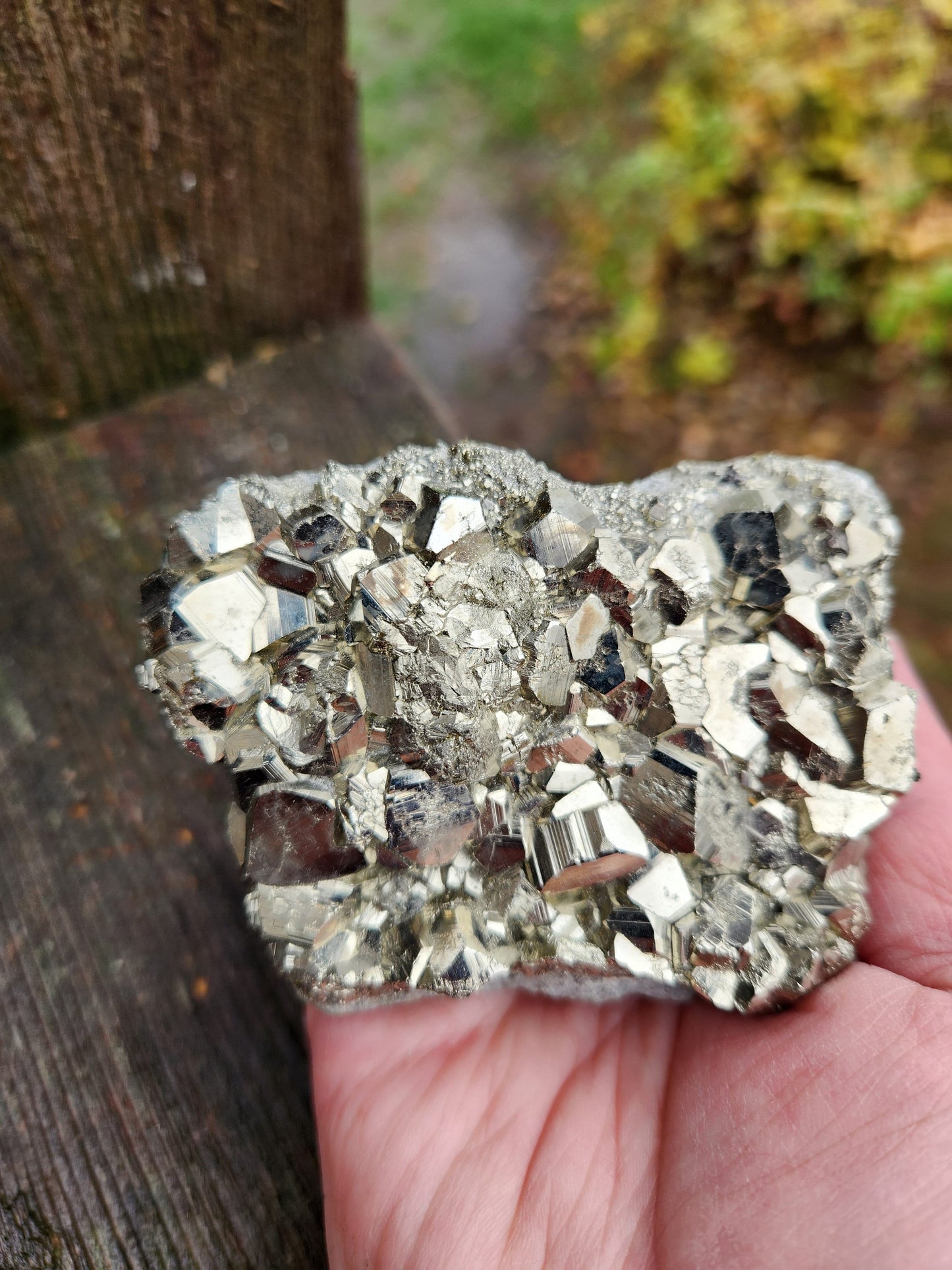 Beautiful AAA Pyrite Cluster Natural Stone Crystal