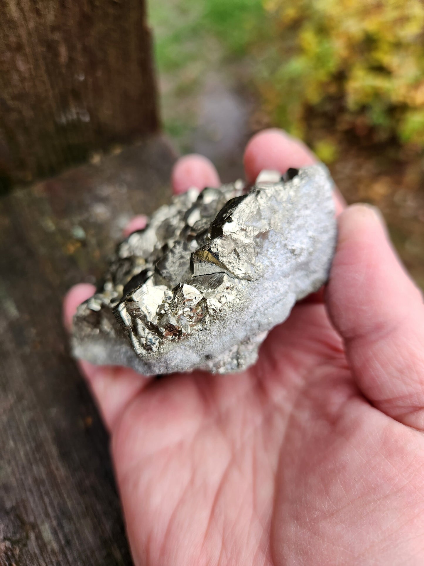 Beautiful AAA Pyrite Cluster Natural Stone Crystal