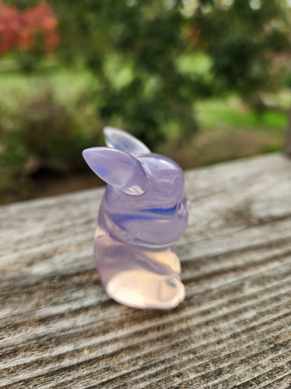 Super Cute Pink Opalite Pikachu with High Polish