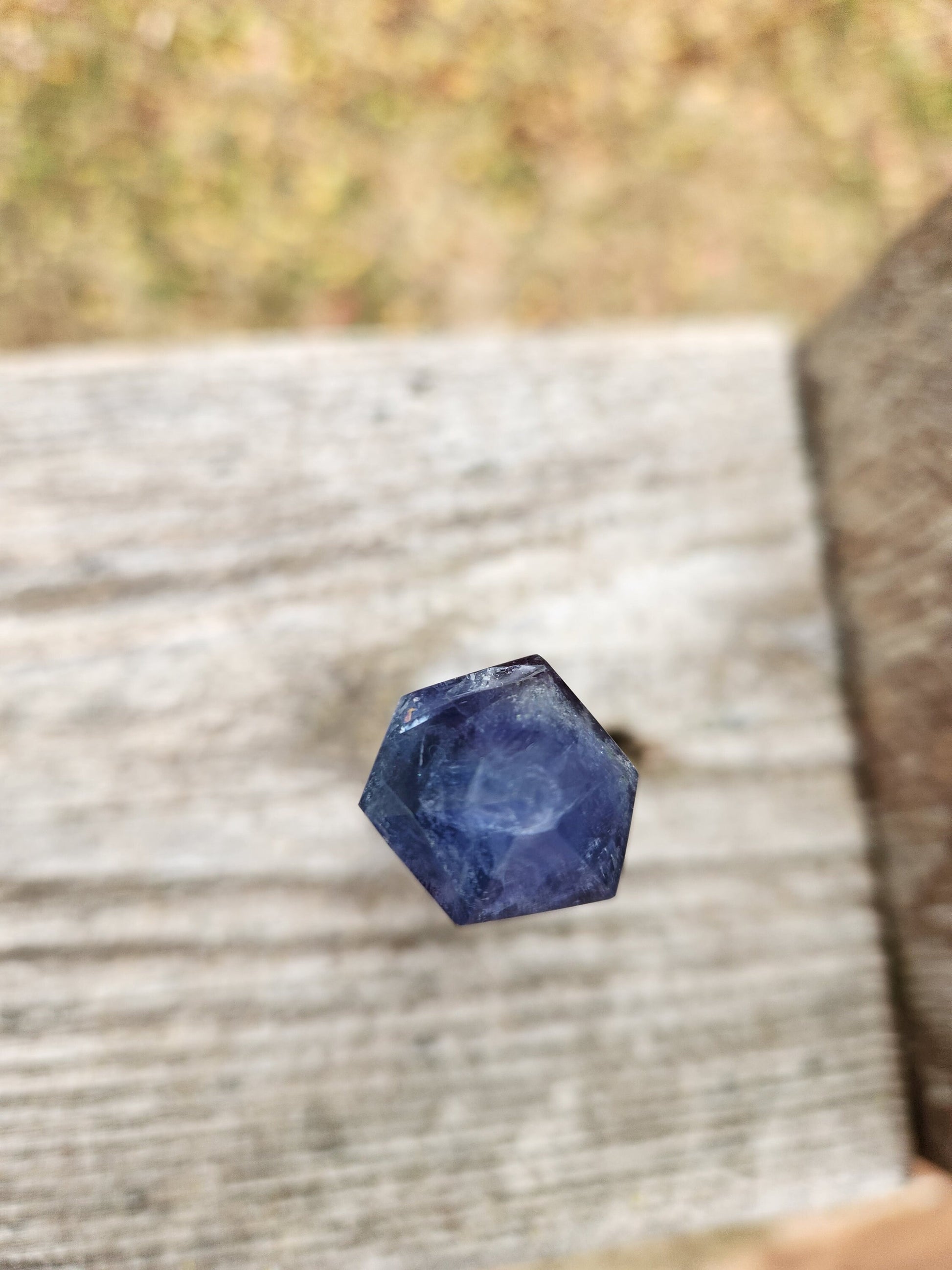 Beautiful Blue Fluorite Crystal Mini Tower