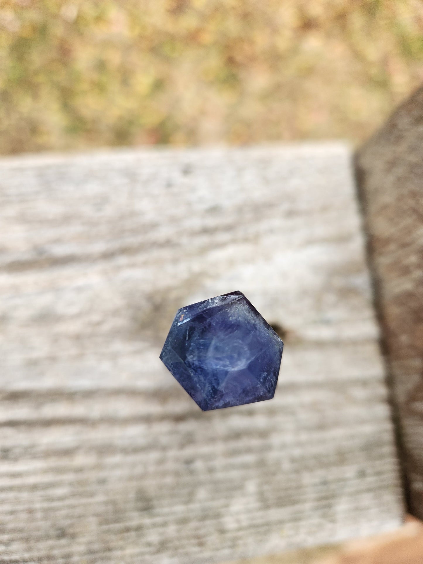Rare Blue Fluorite Crystal Mini Tower Point, Wand