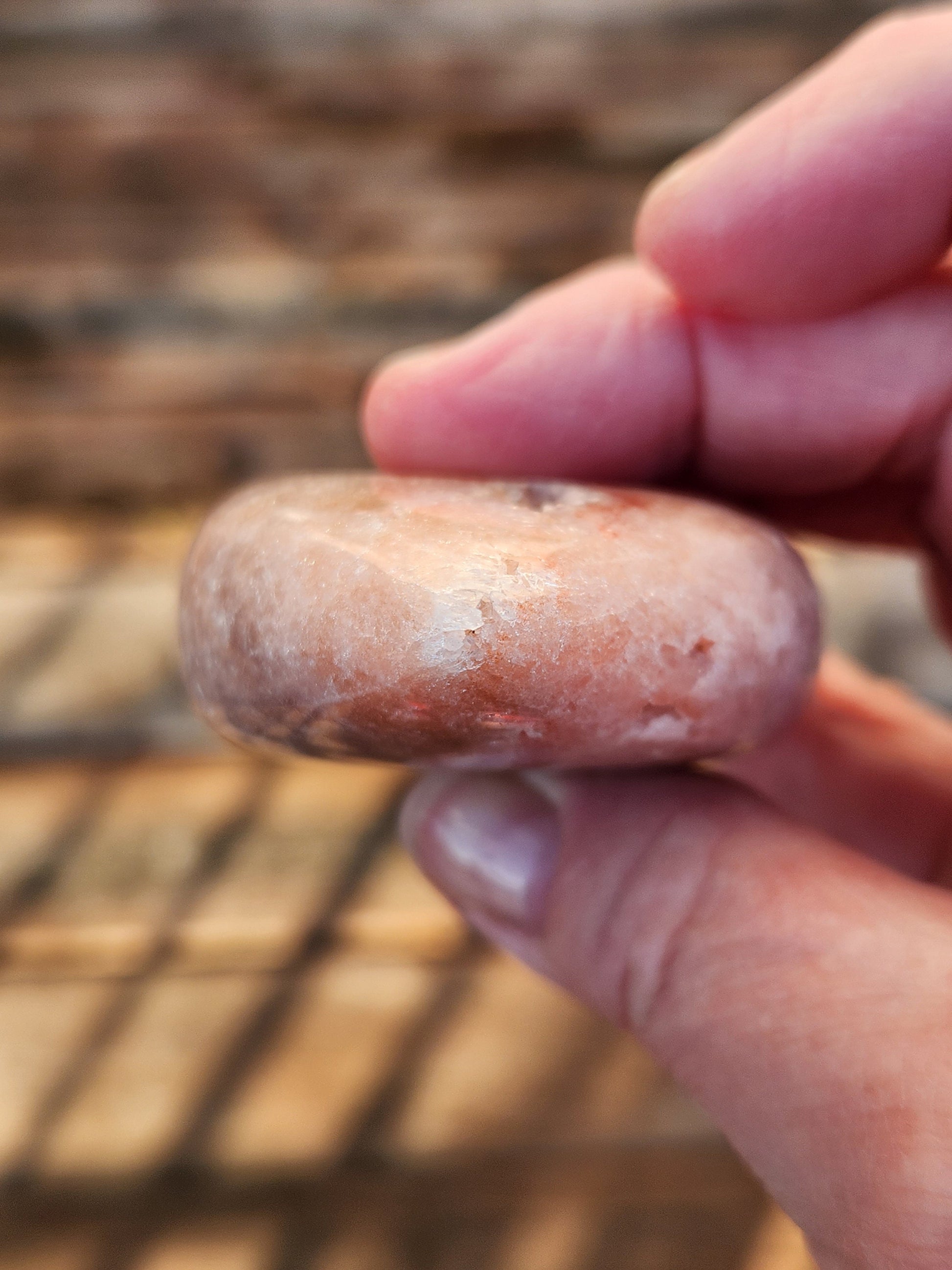 AAA Druzy Pink Amethyst Flame - Brazilian Crystal with Druzy Pockets
