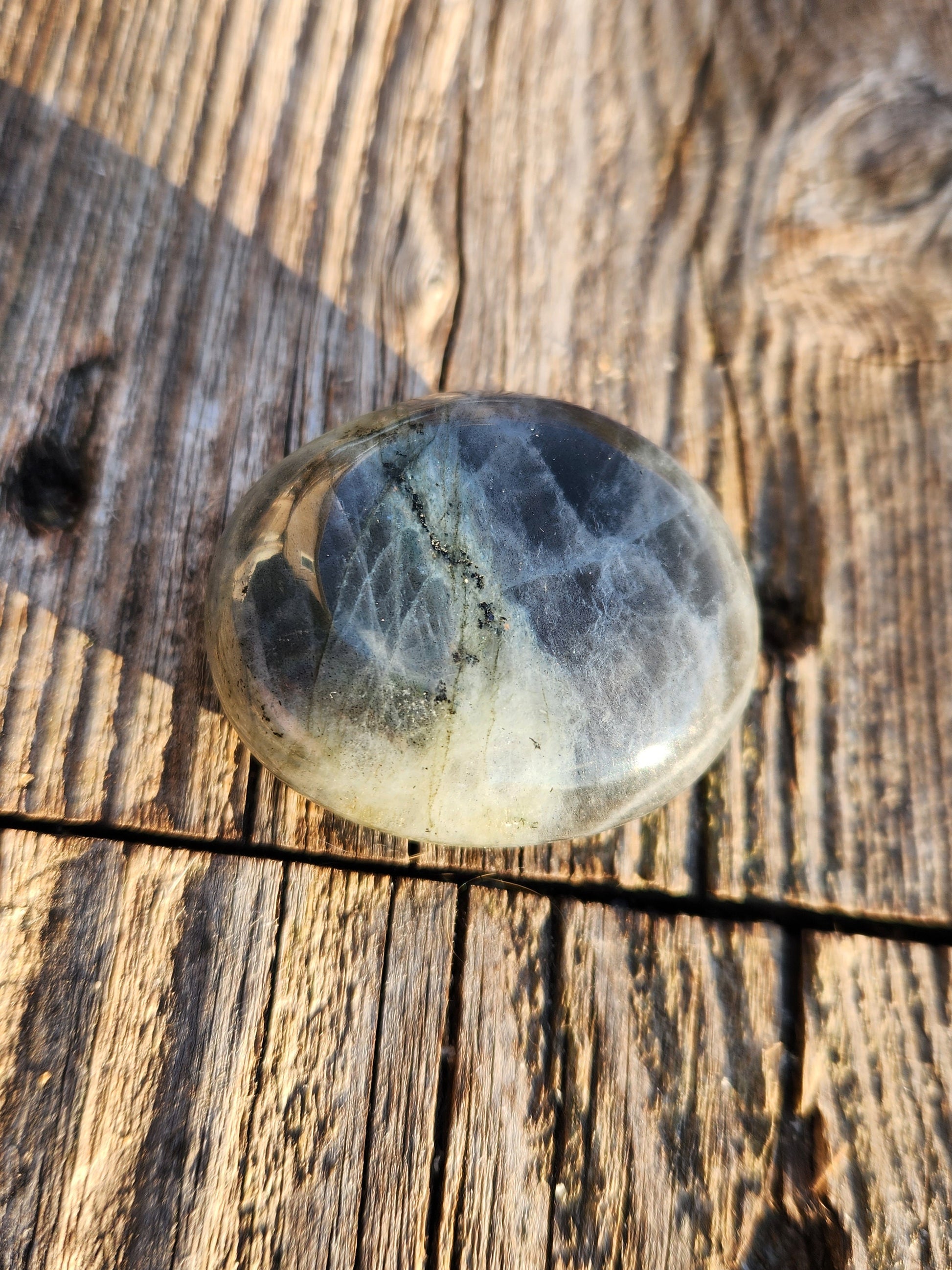 Gorgeous High Quality and High Polished AAA Labradorite Crystal Large Tumble with purple and blue flash