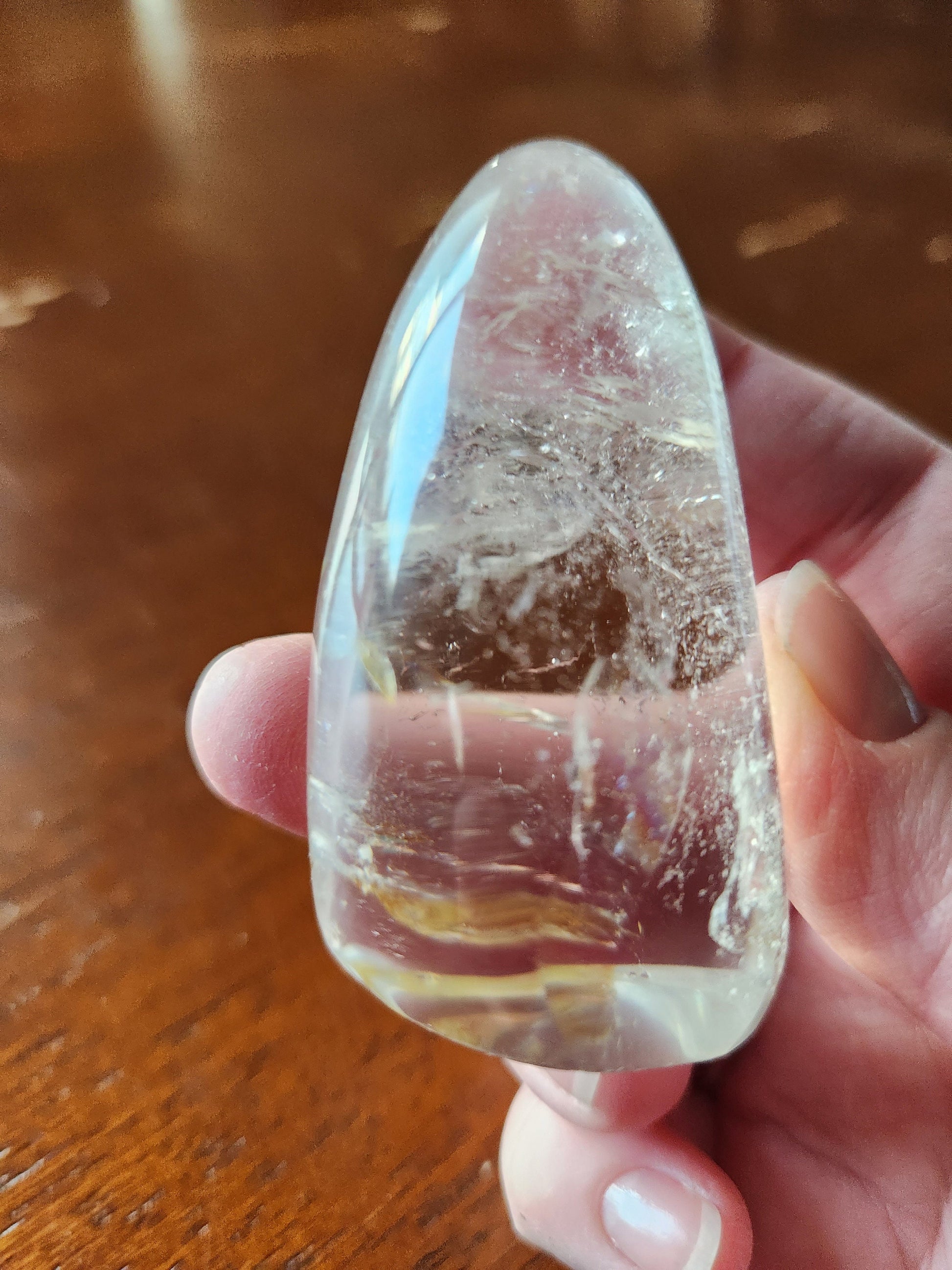 Beautiful AAA Clear Quartz Crystal Freeform with inclusions