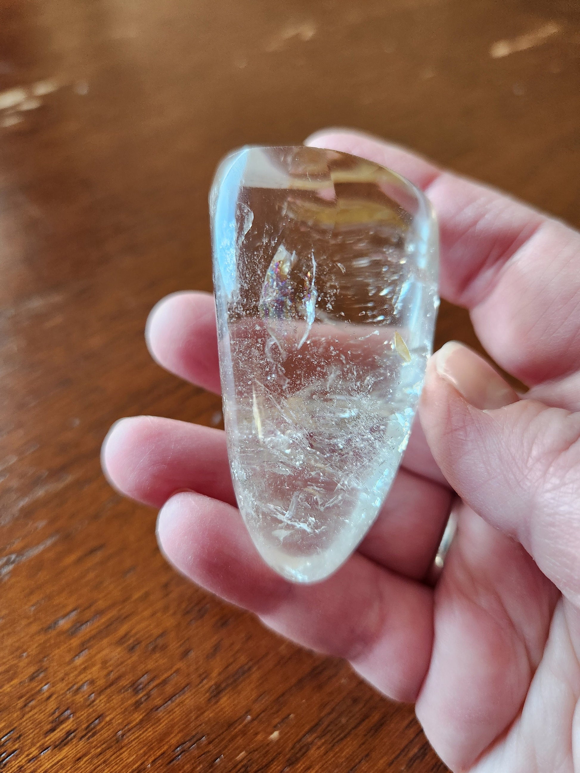 Beautiful AAA Clear Quartz Crystal Freeform with inclusions