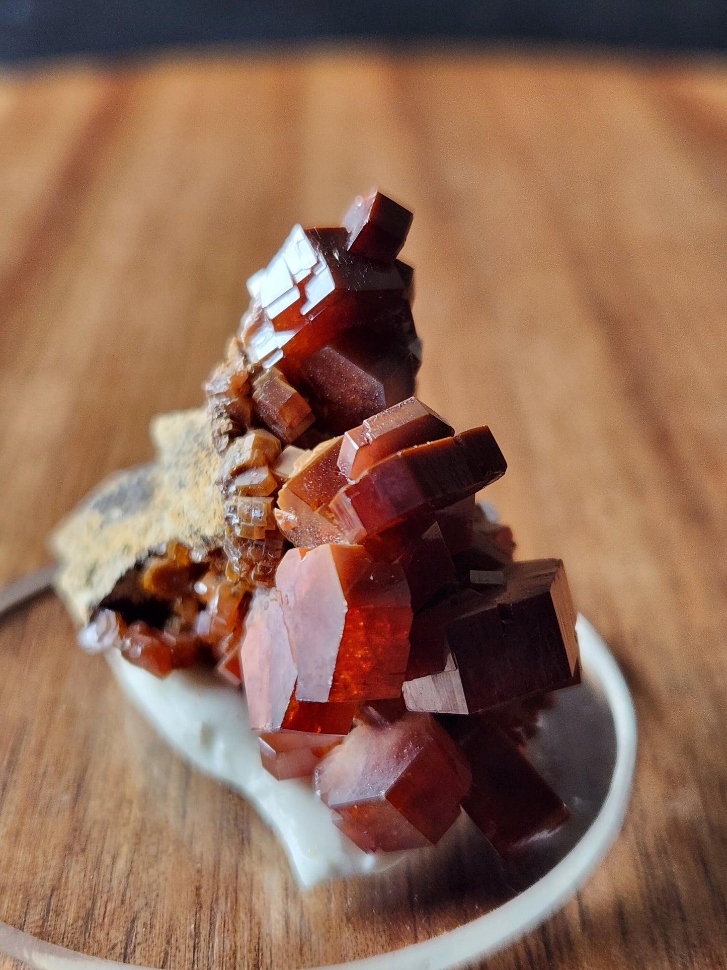 Beautiful AAA Juicy Cubic Vanadinite Cluster Natural Stone Crystal