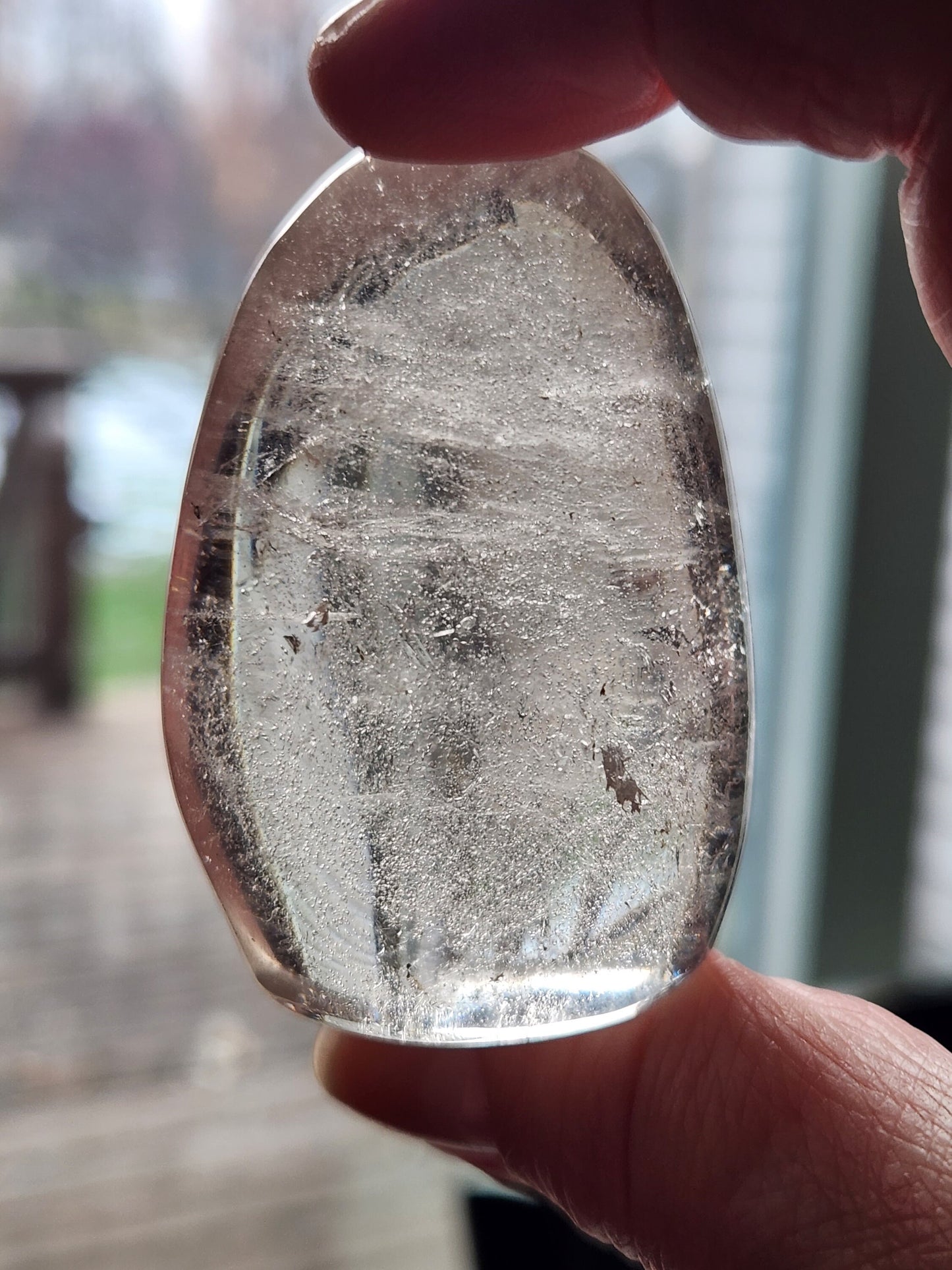 AAA Clear Quartz Crystal Freeform with Inclusions - Brazil