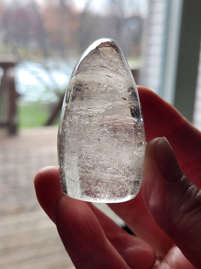 AAA Clear Quartz Crystal Freeform with Inclusions - Brazil
