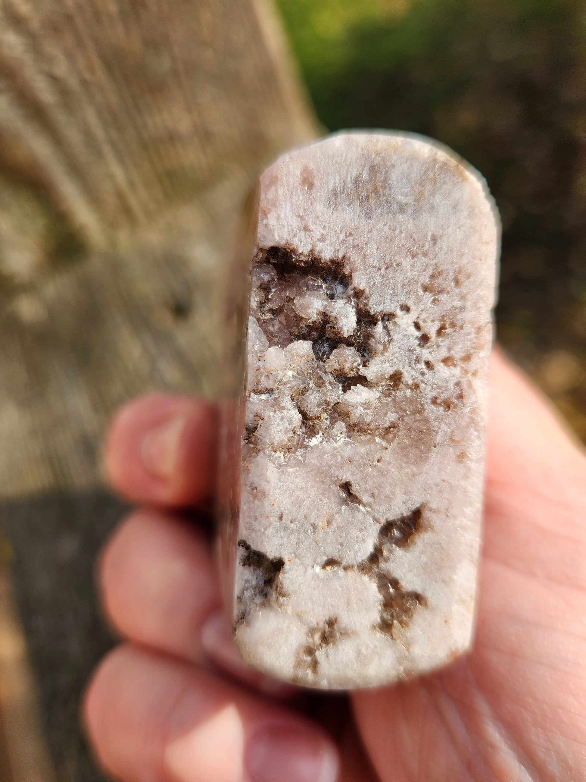 AAA Pink Amethyst Flame: Druzy Crystal with Lavender Tone