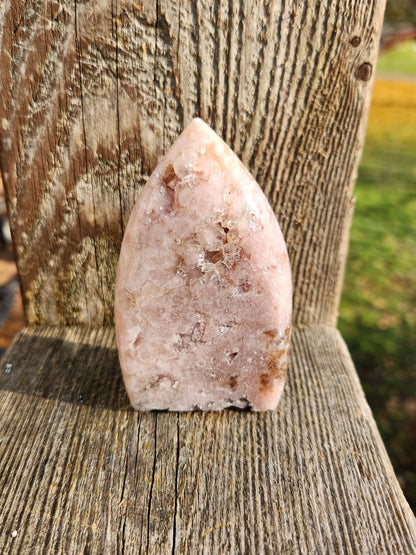AAA Pink Amethyst Flame: Druzy Crystal with Lavender Tone
