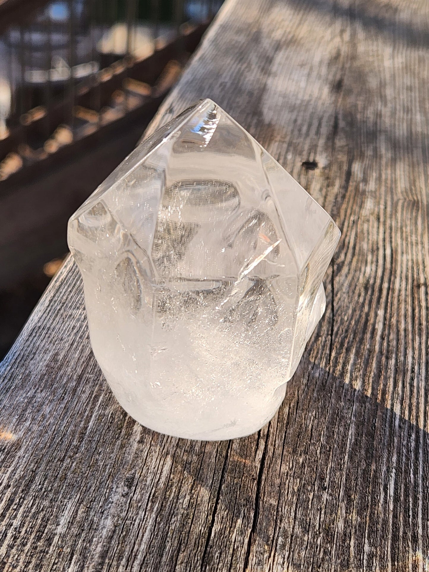 Amazing AAA Six Point Clear Quartz Unique Cool Crystal Skull, Brazilian